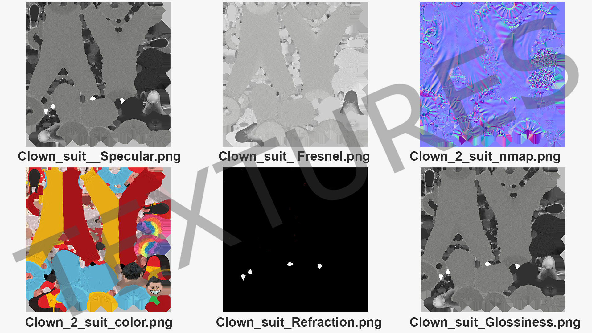 Clown Head Makeup 3D