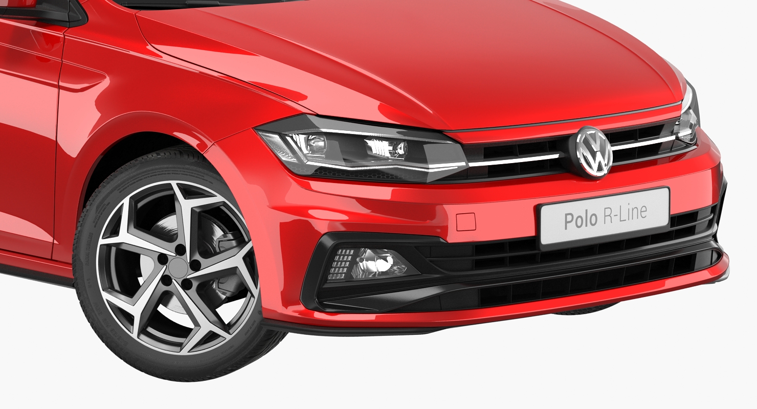 Volkswagen Polo 2018 Rigged 3D