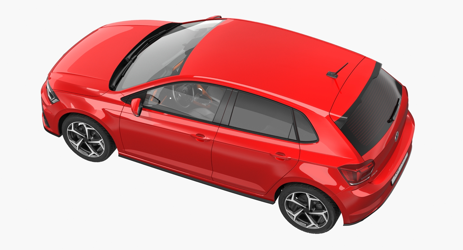 Volkswagen Polo 2018 Rigged 3D
