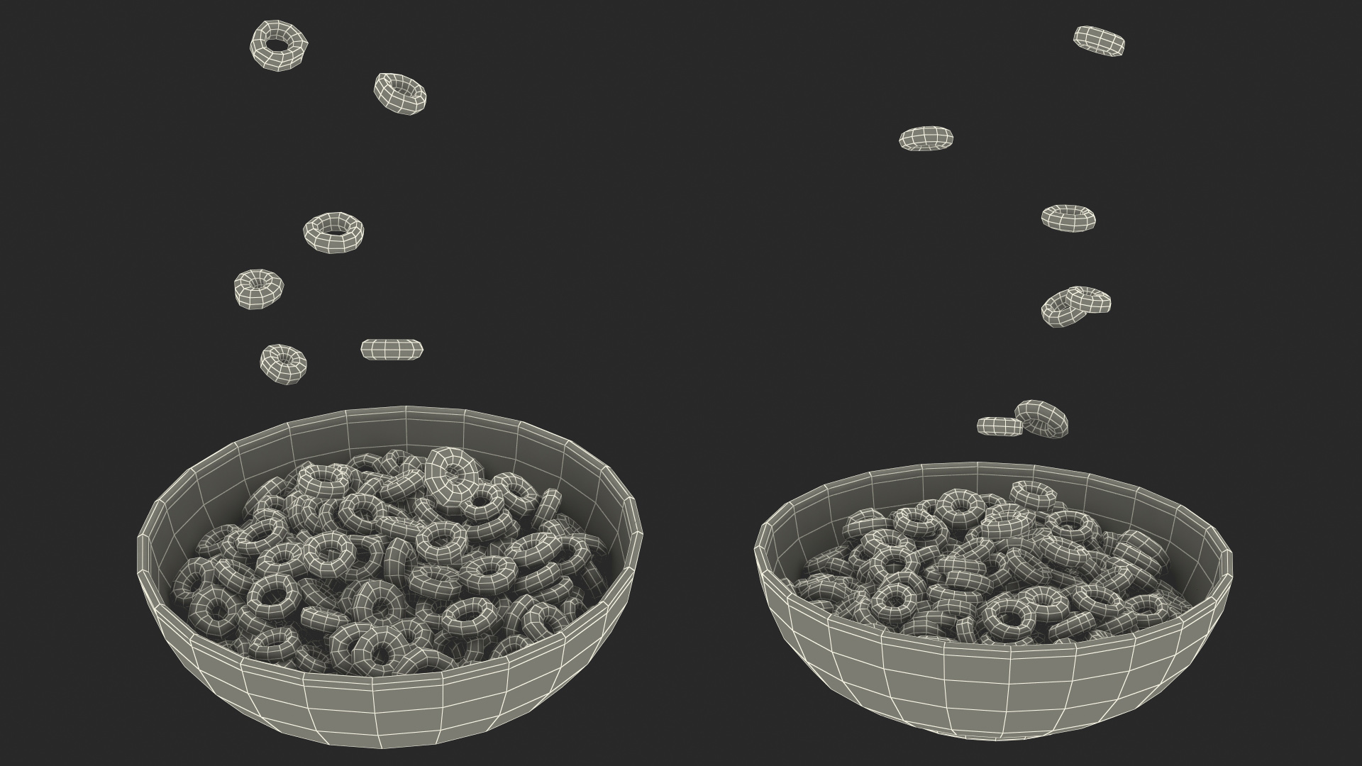 Colored Rings with Plate 3D model