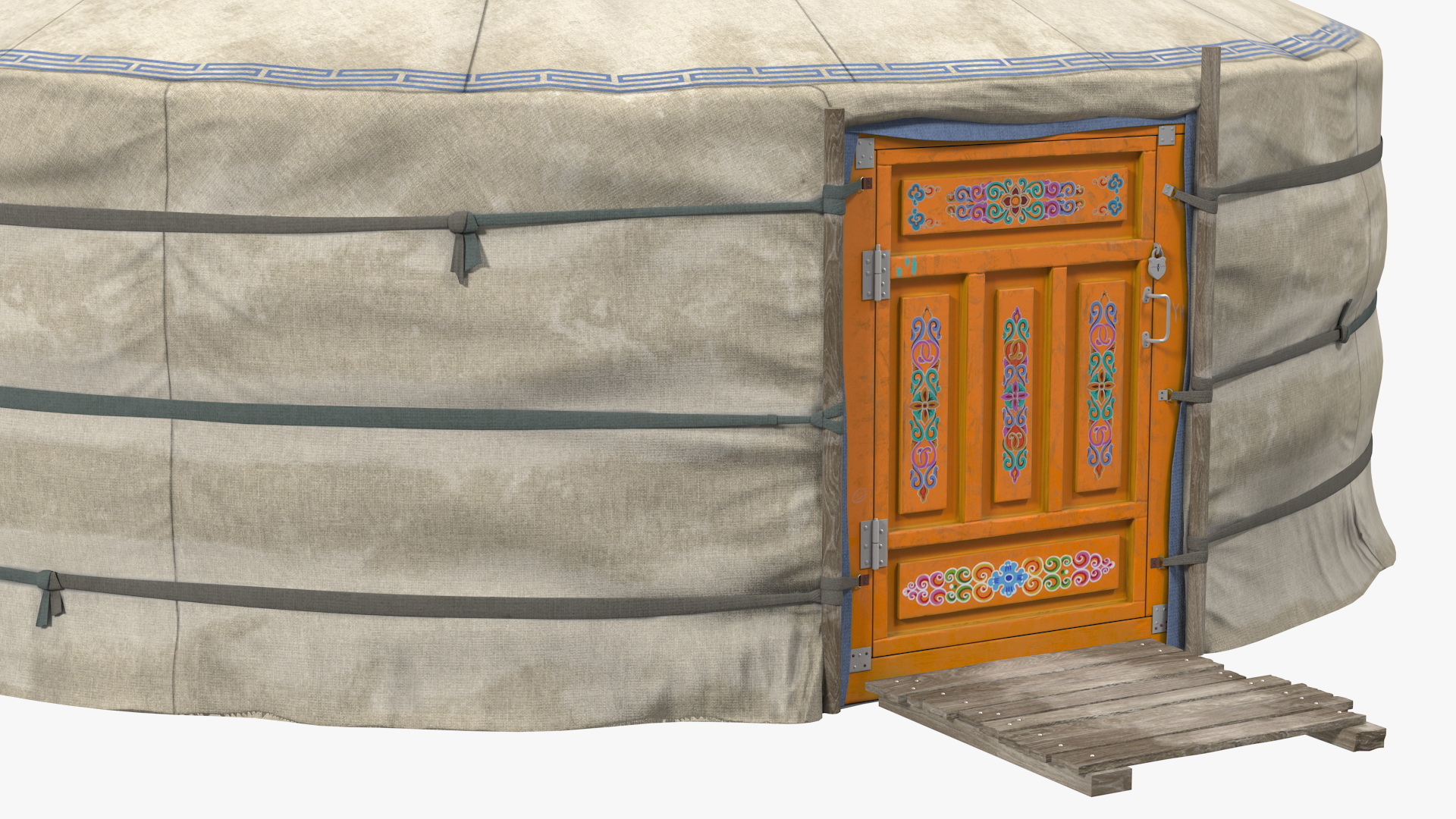 3D New Mongolian Yurt model