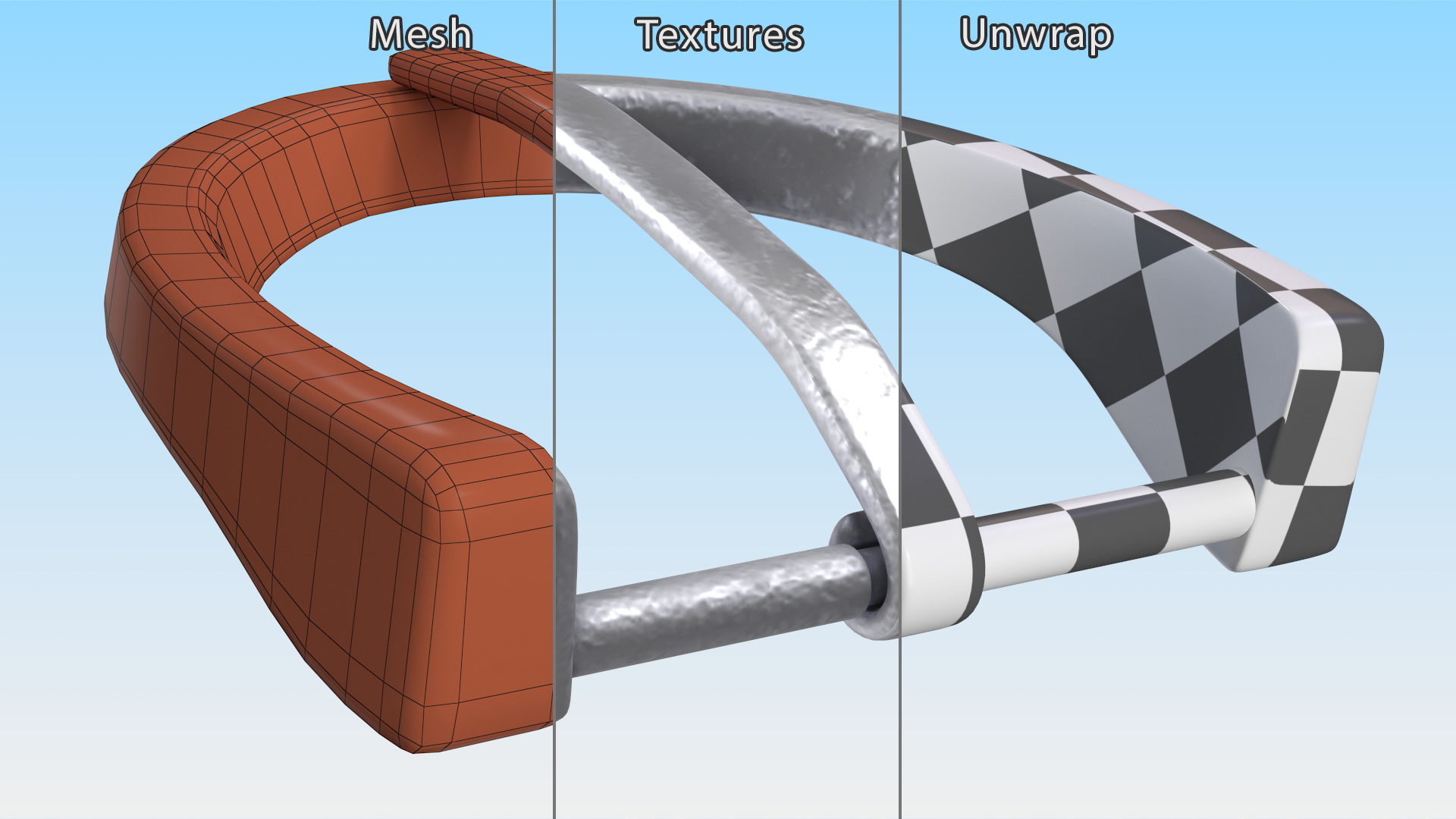Used Semicrescent Belt 3D