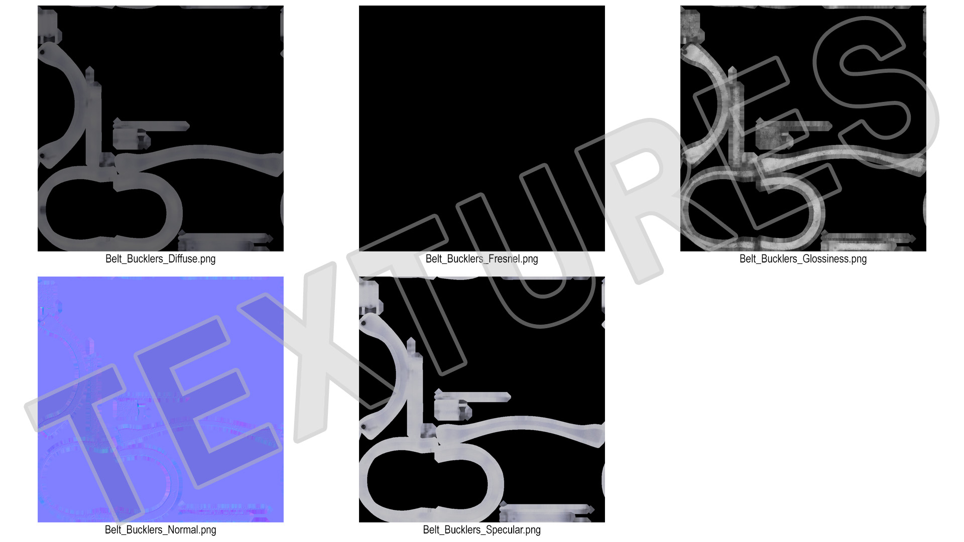 Used Semicrescent Belt 3D