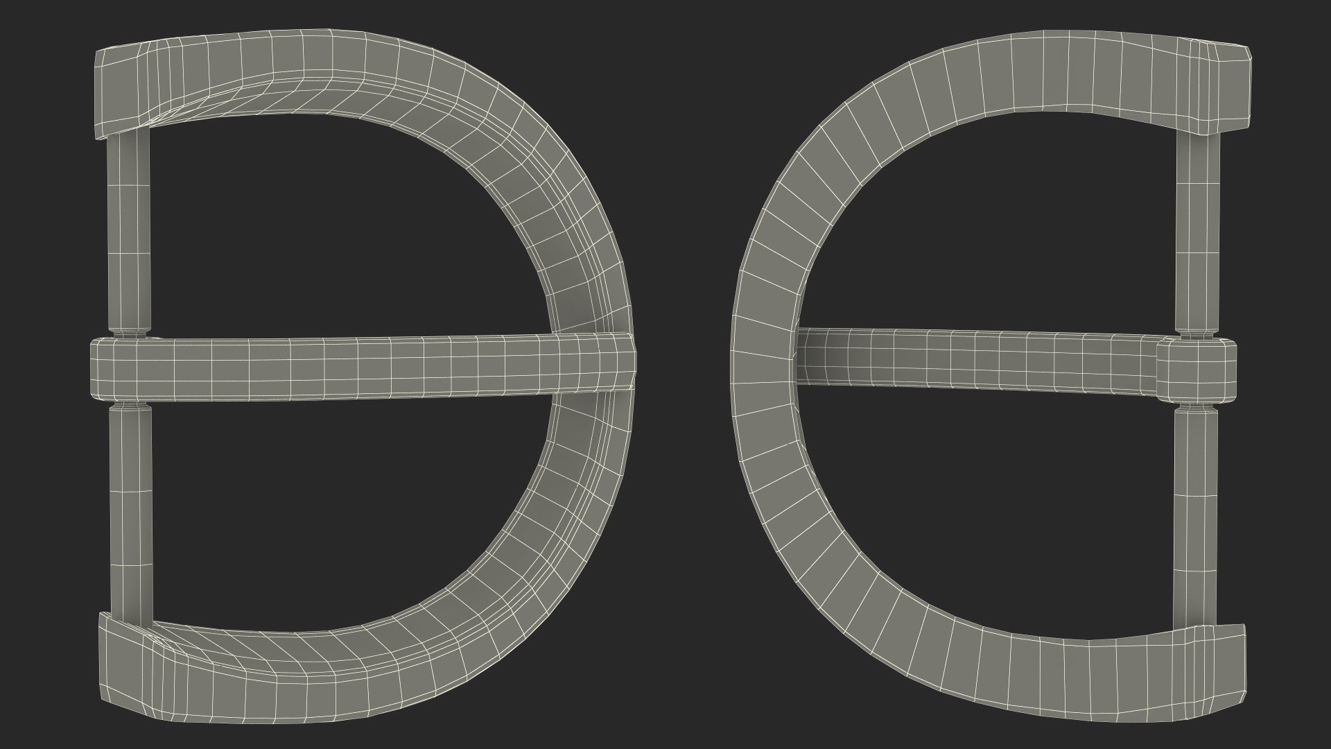 Used Semicrescent Belt 3D