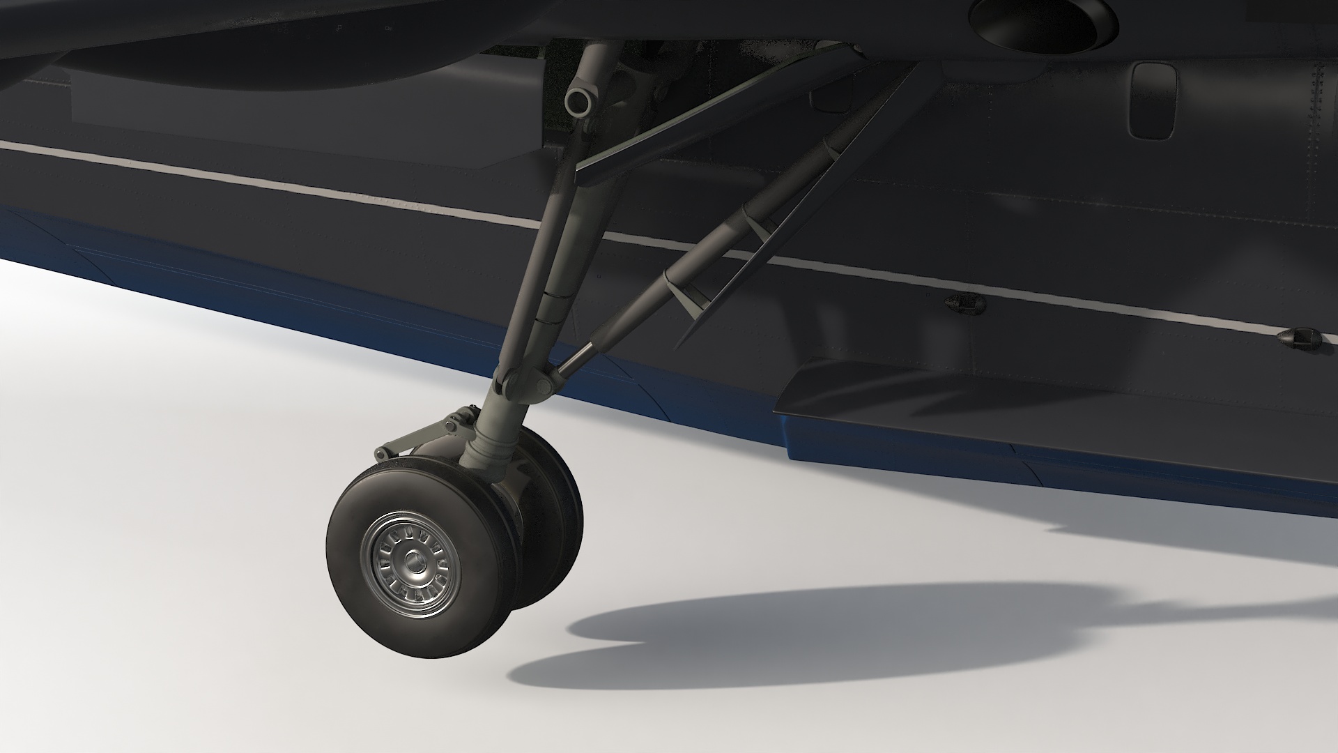 Be 200 Amphibious Aircraft Rigged for Maya 3D