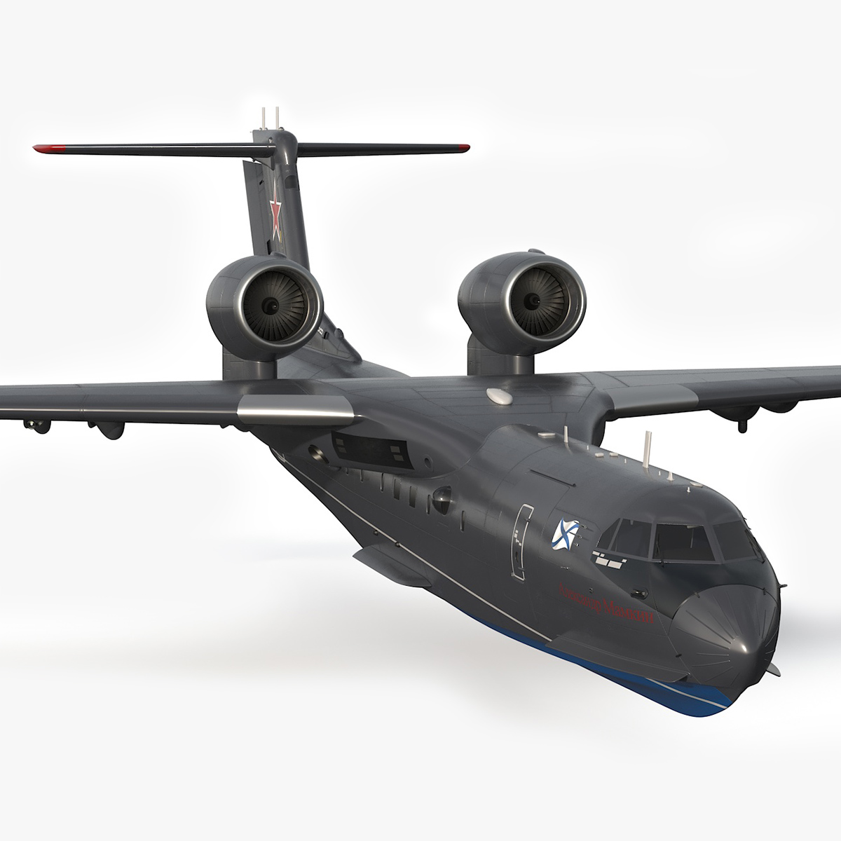 Be 200 Amphibious Aircraft Rigged for Maya 3D