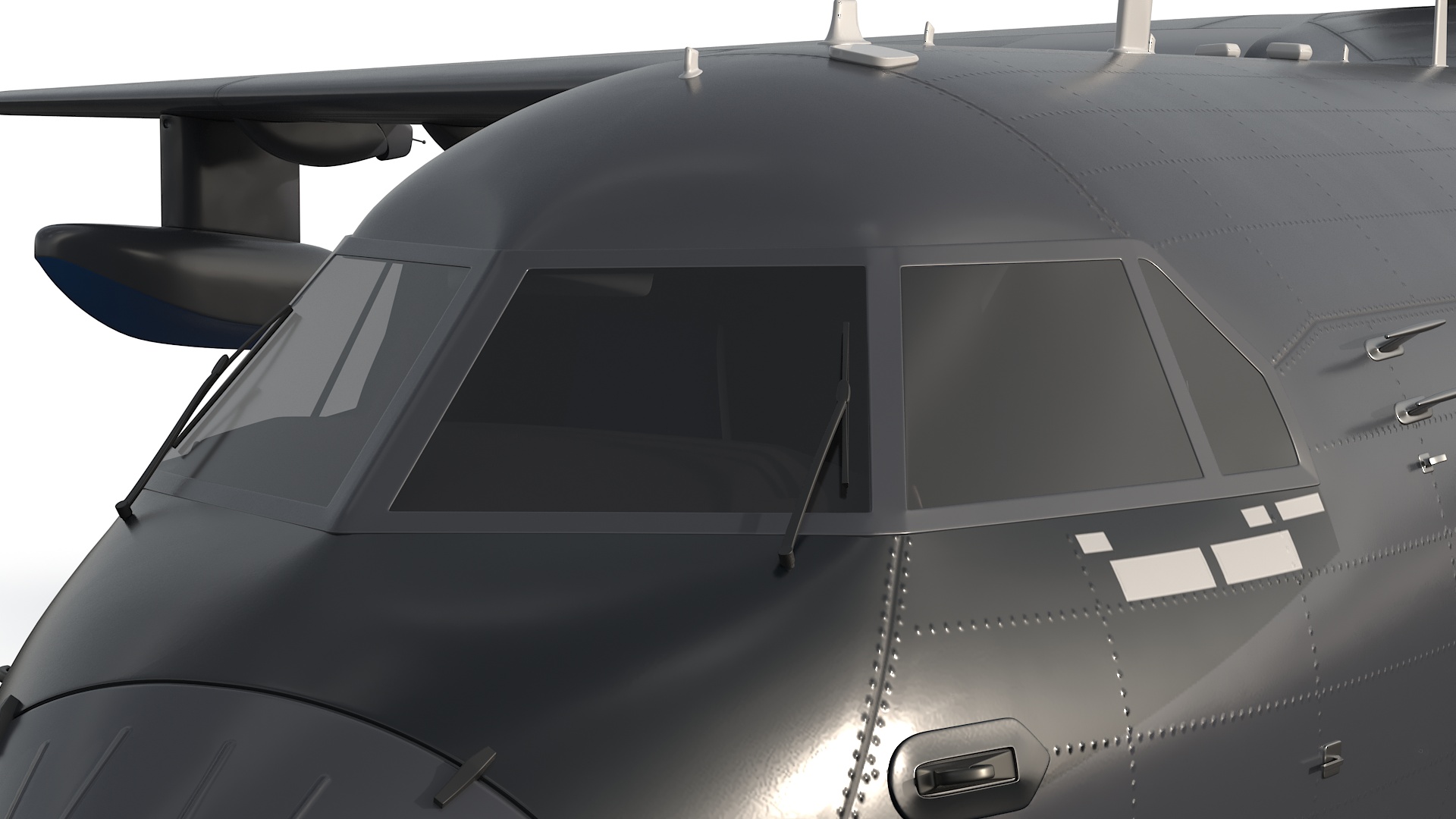 Be 200 Amphibious Aircraft Rigged for Maya 3D
