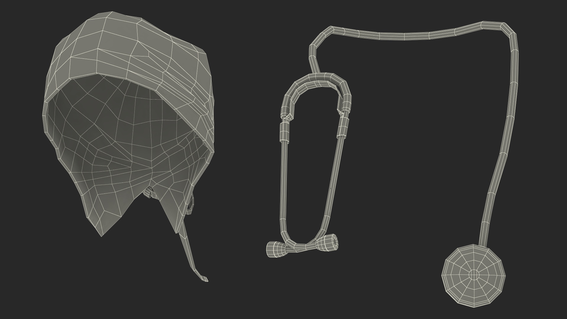 3D model African Black Male Doctor Blood Stained Rigged for Maya