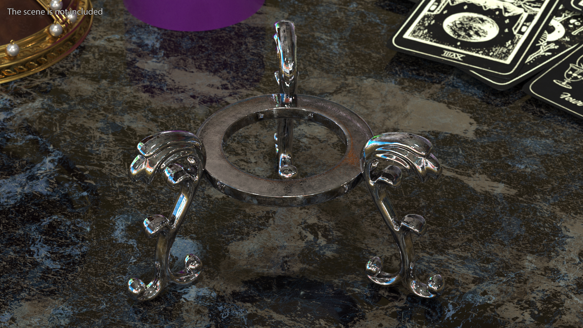 3D Silver Souvenir Stand