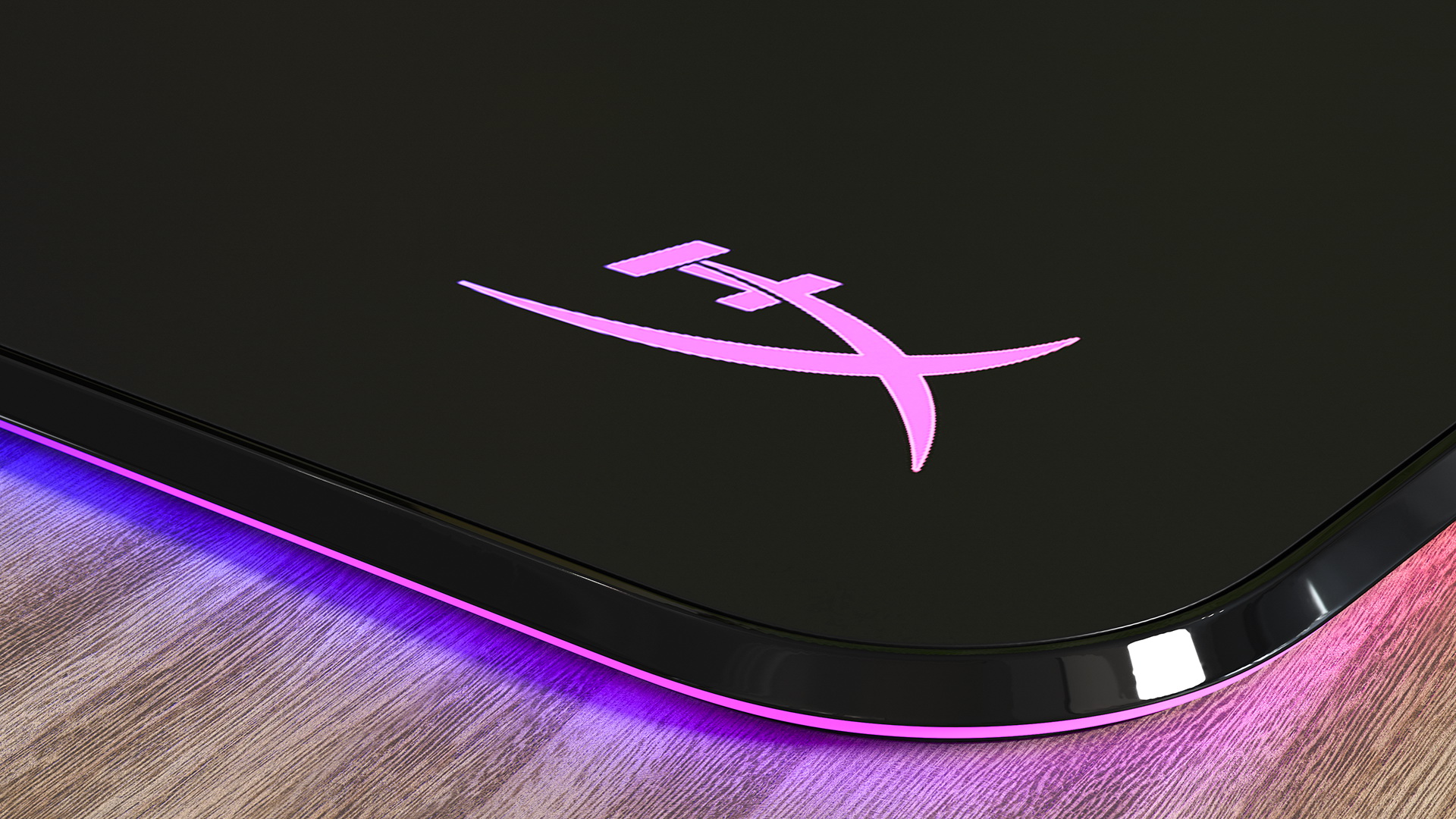 3D model HyperX FURY Ultra RGB Gaming Mouse Pad switched On