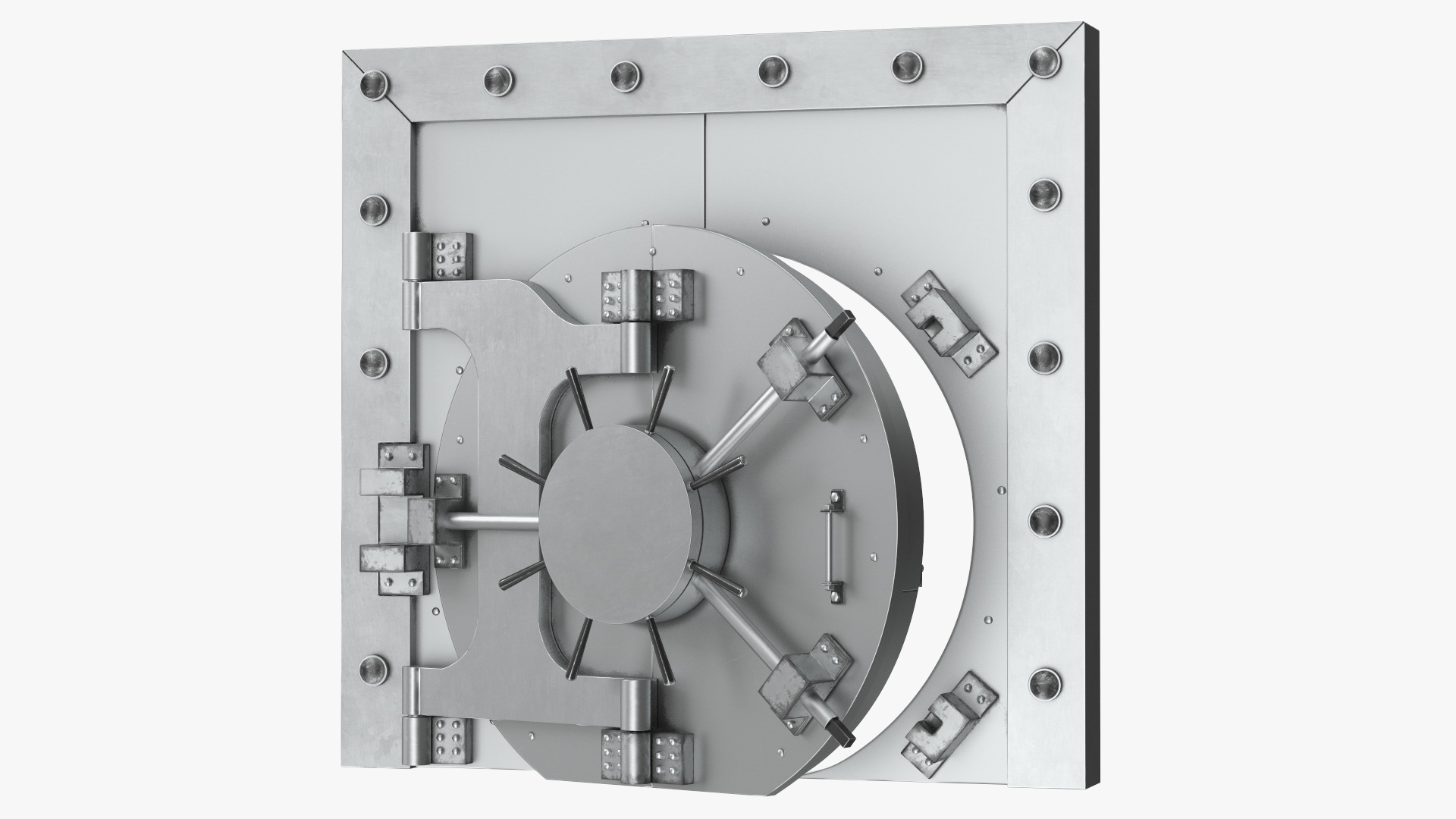 3D Round Bank Vault Door