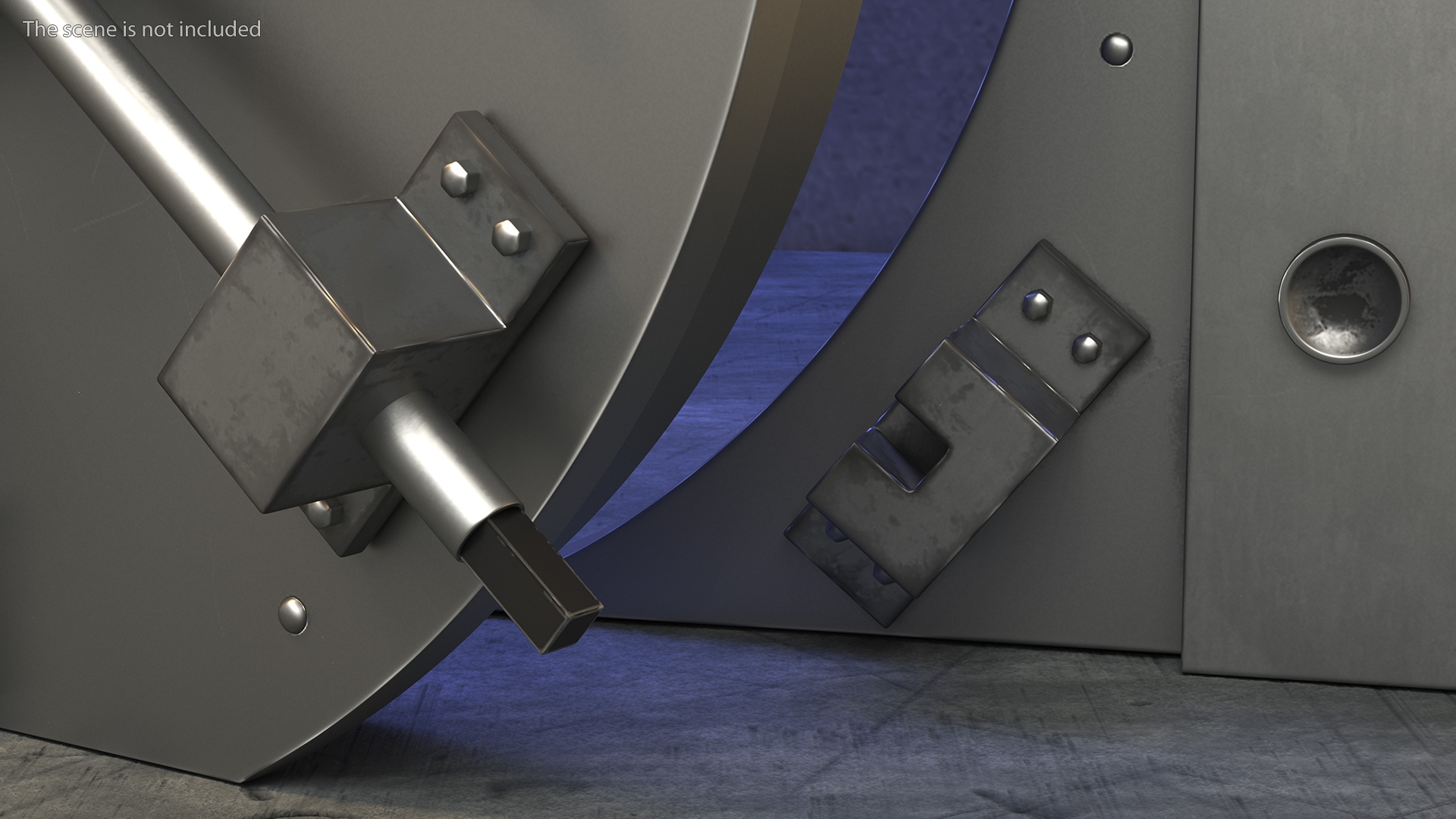 3D Round Bank Vault Door