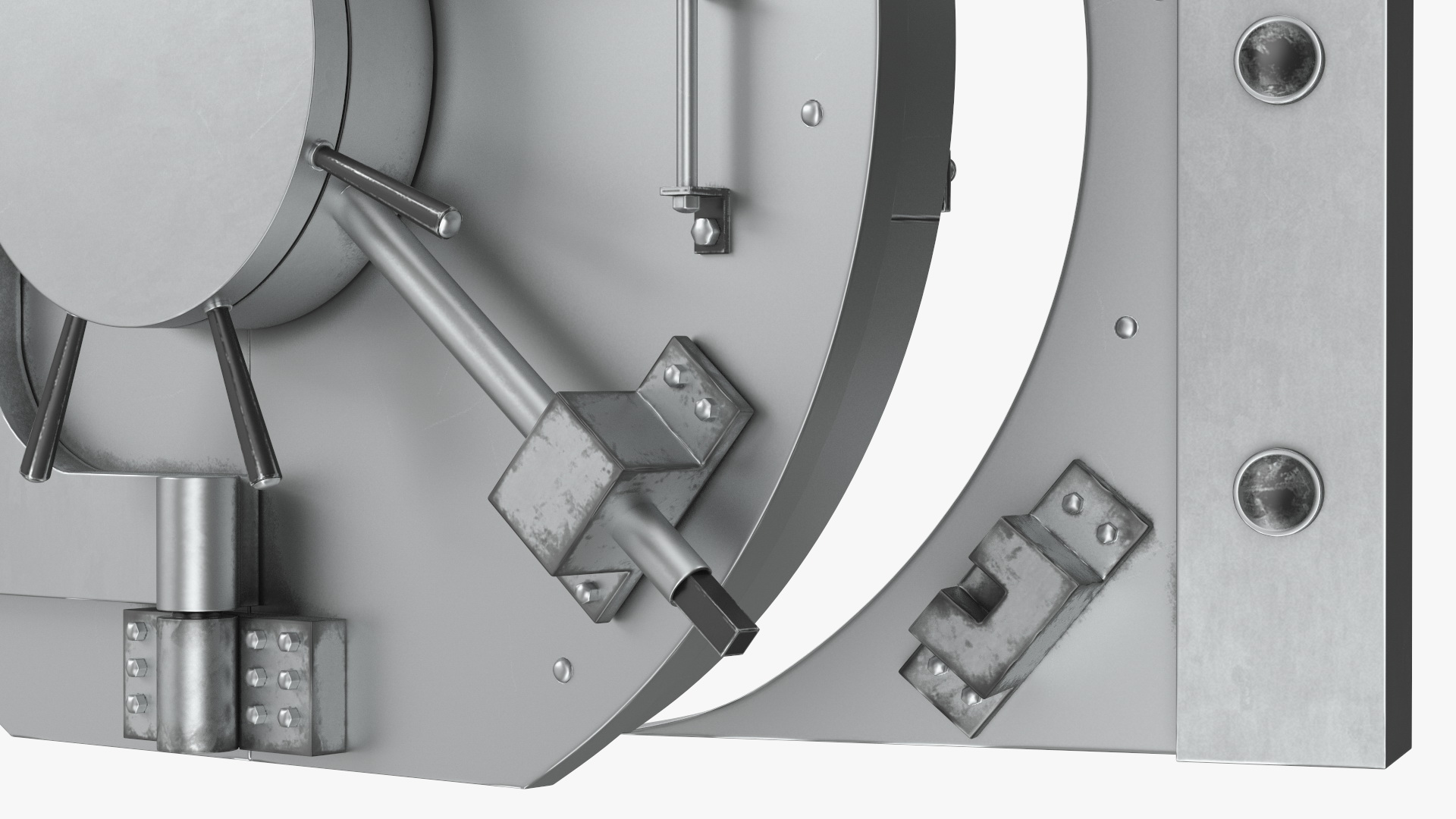 3D Round Bank Vault Door