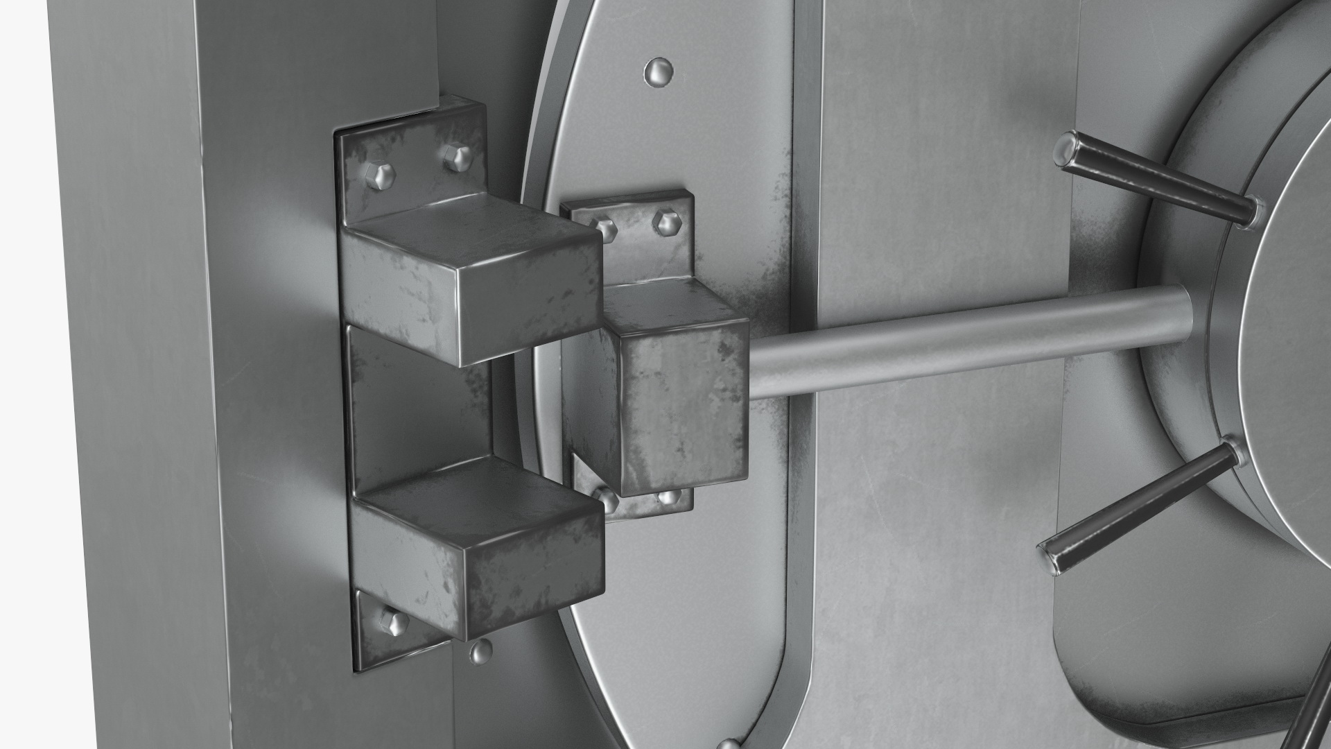 3D Round Bank Vault Door