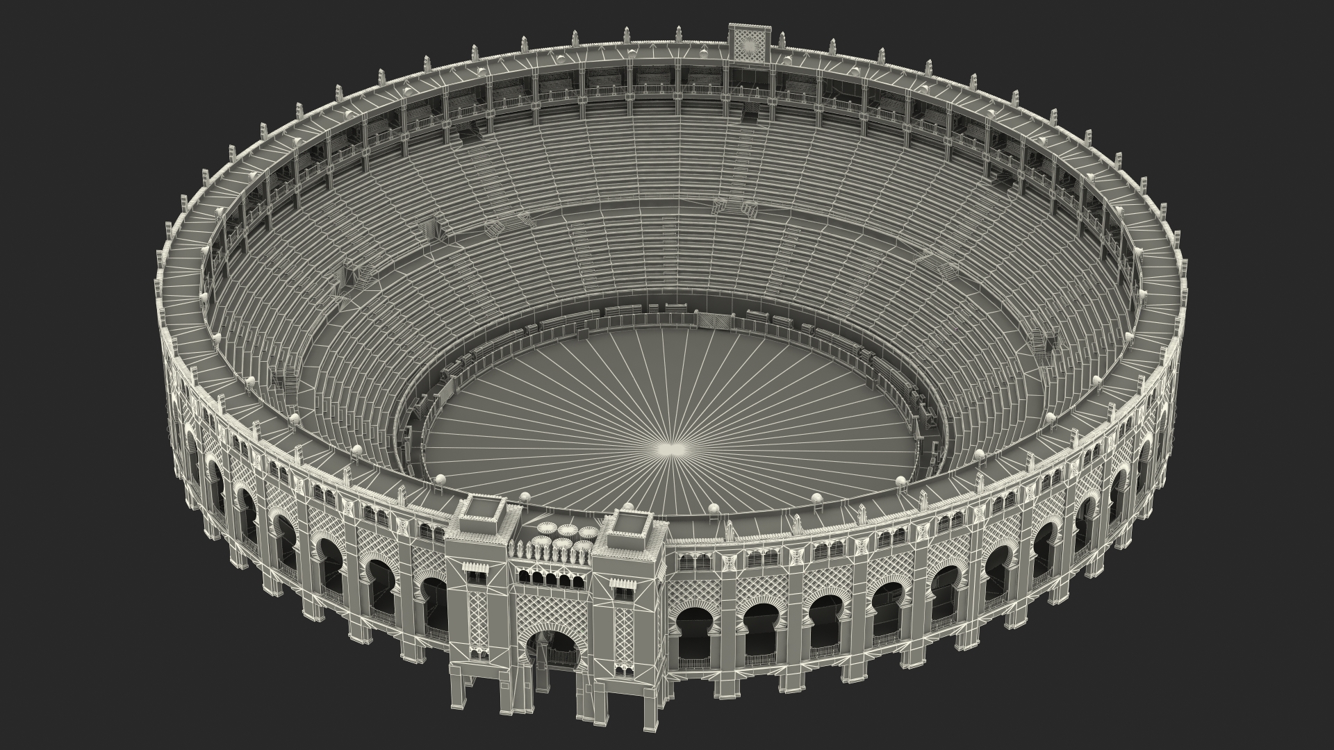 Santamaria Bullring 3D model