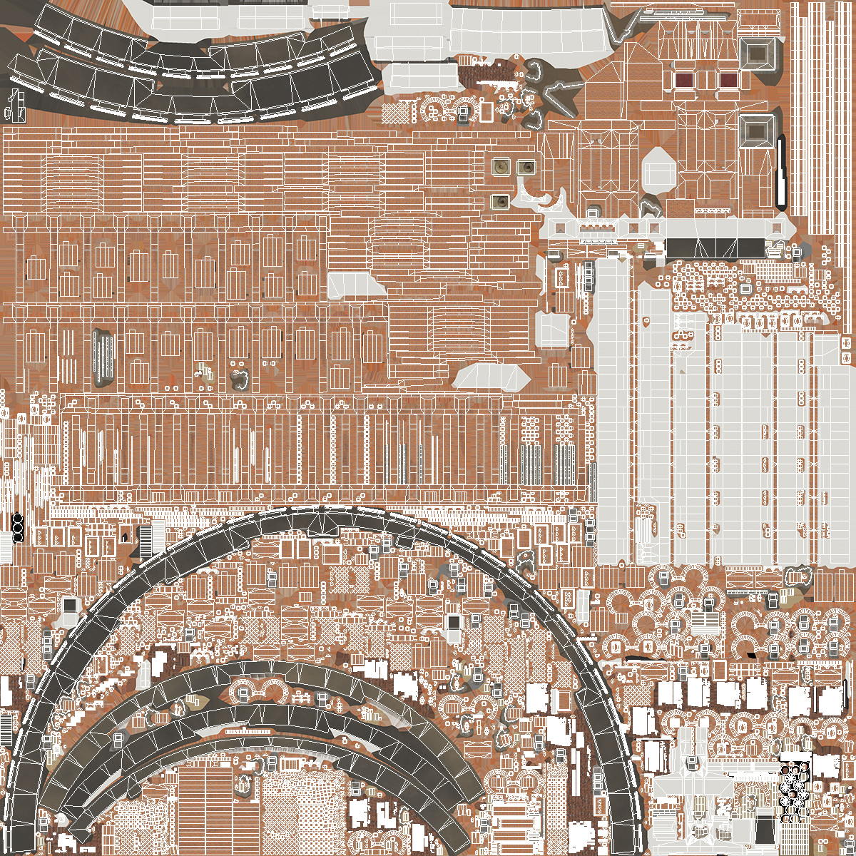 Santamaria Bullring 3D model