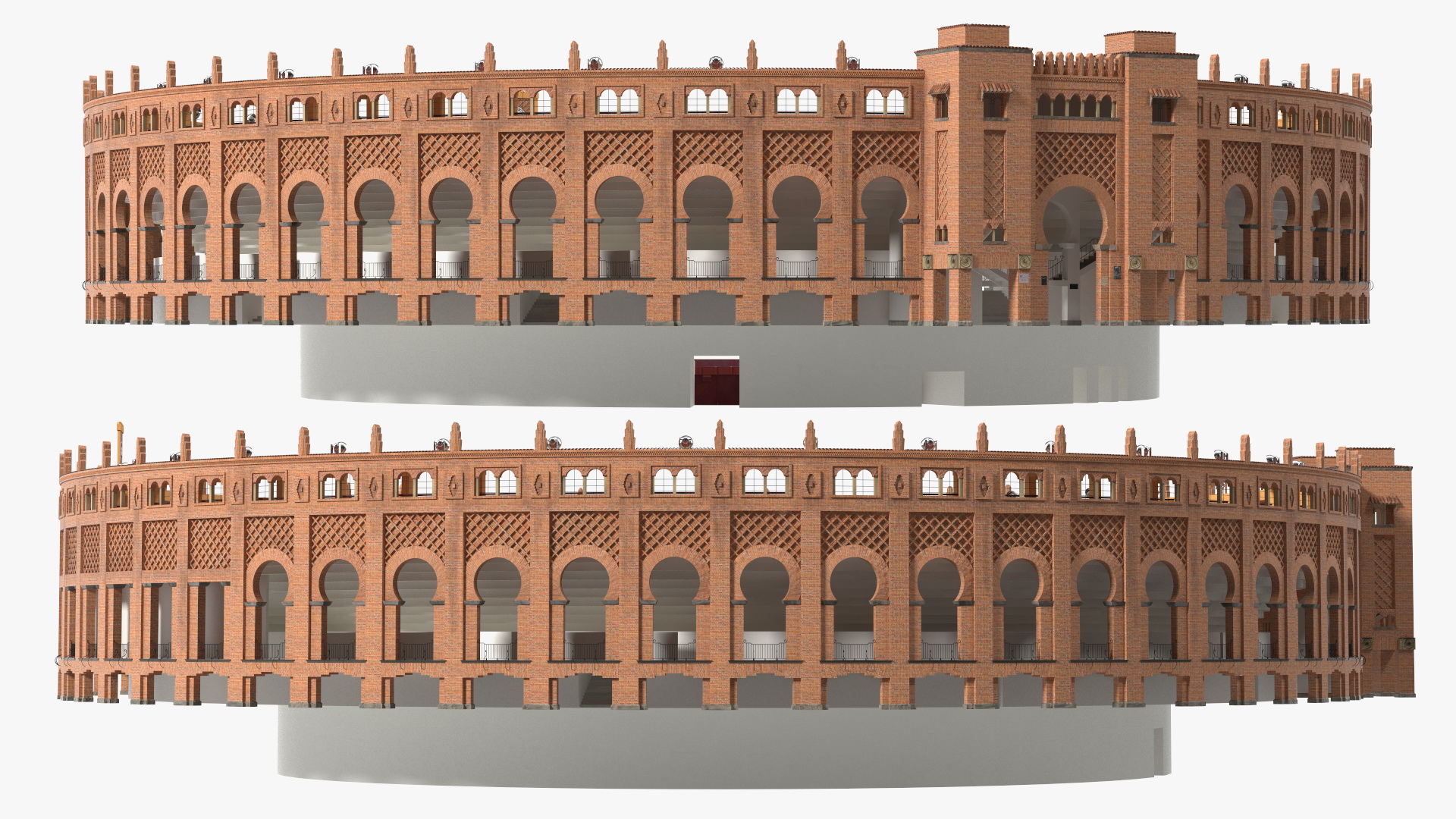 Santamaria Bullring 3D model