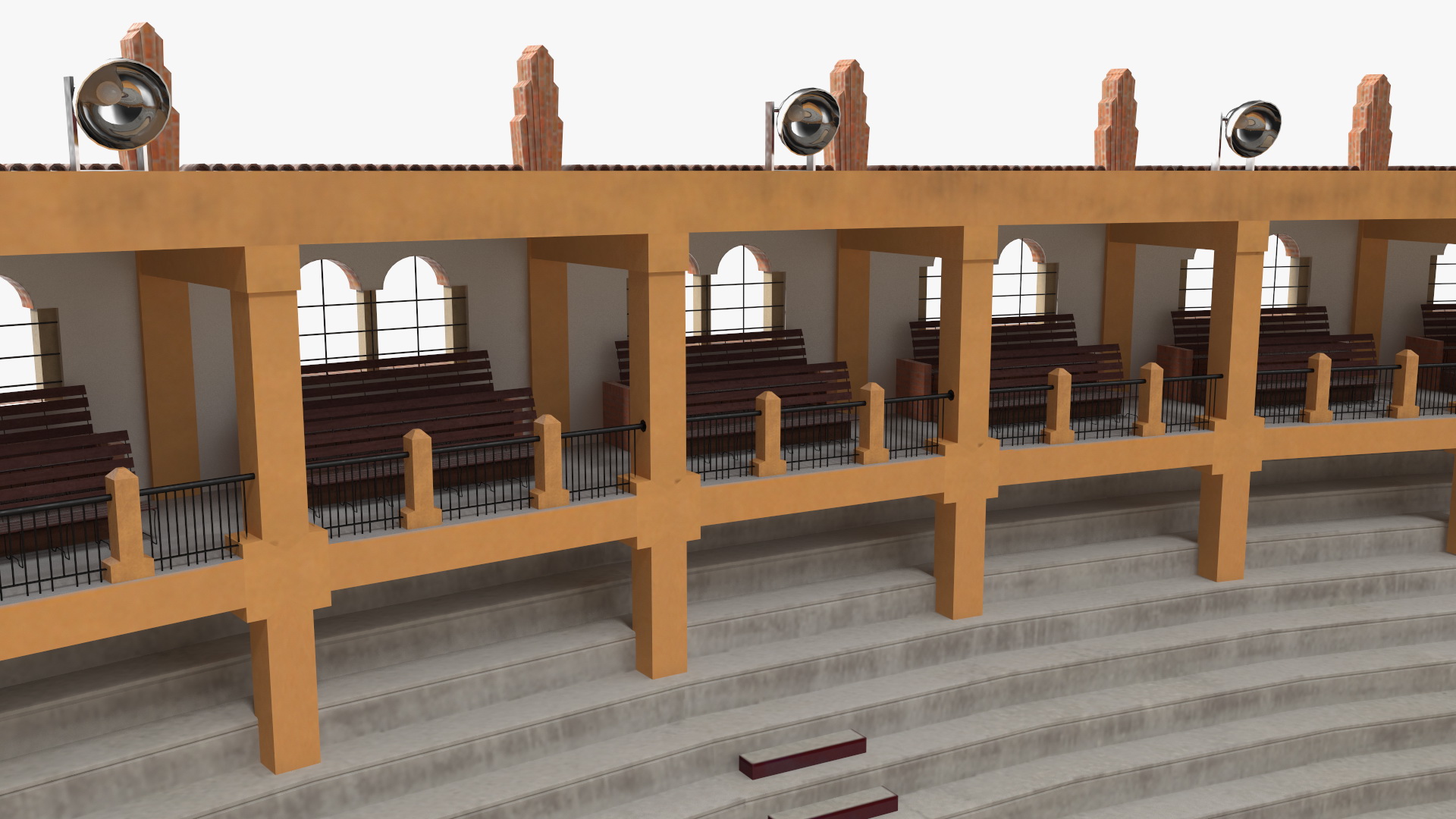 Santamaria Bullring 3D model