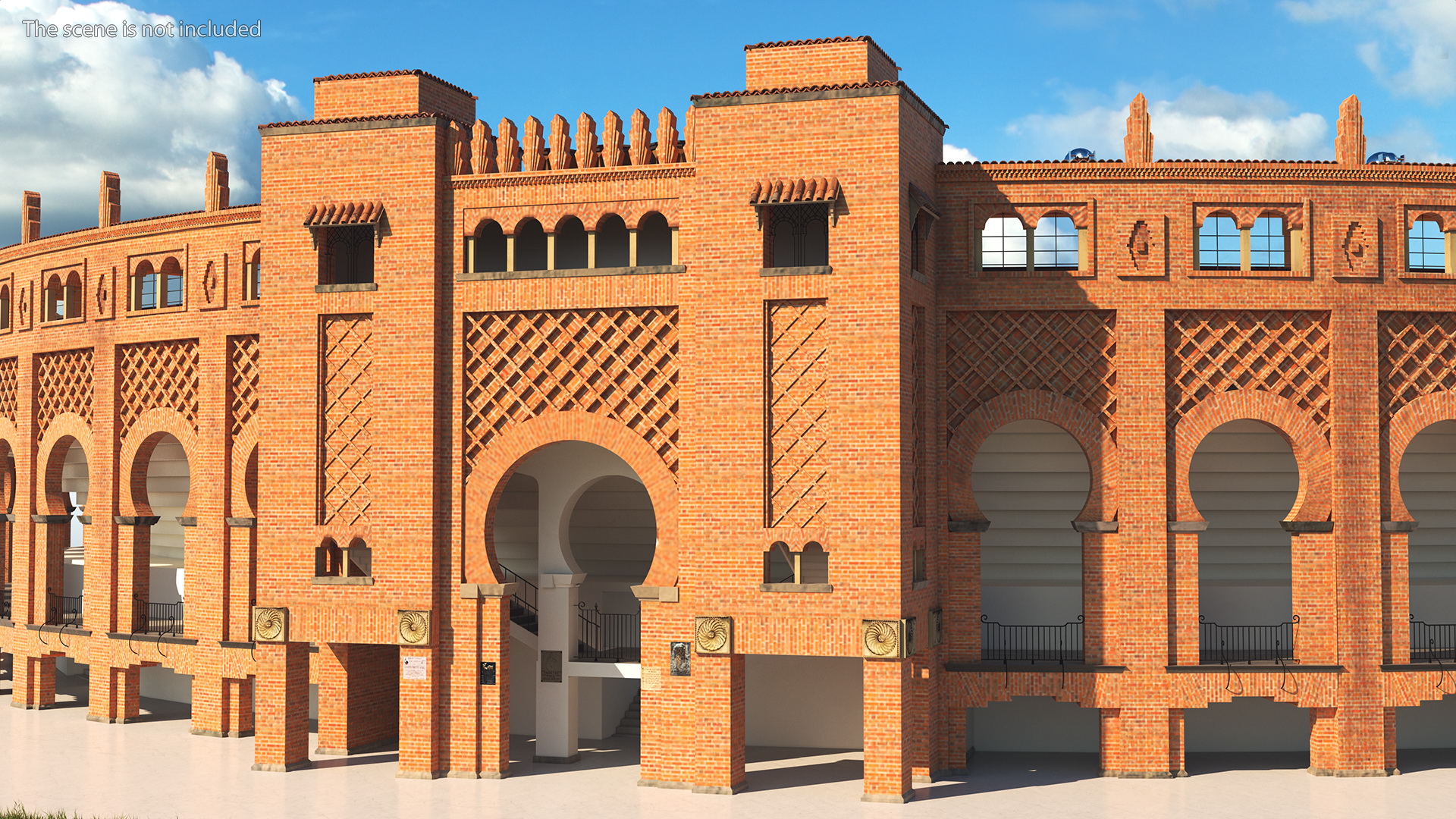 Santamaria Bullring 3D model