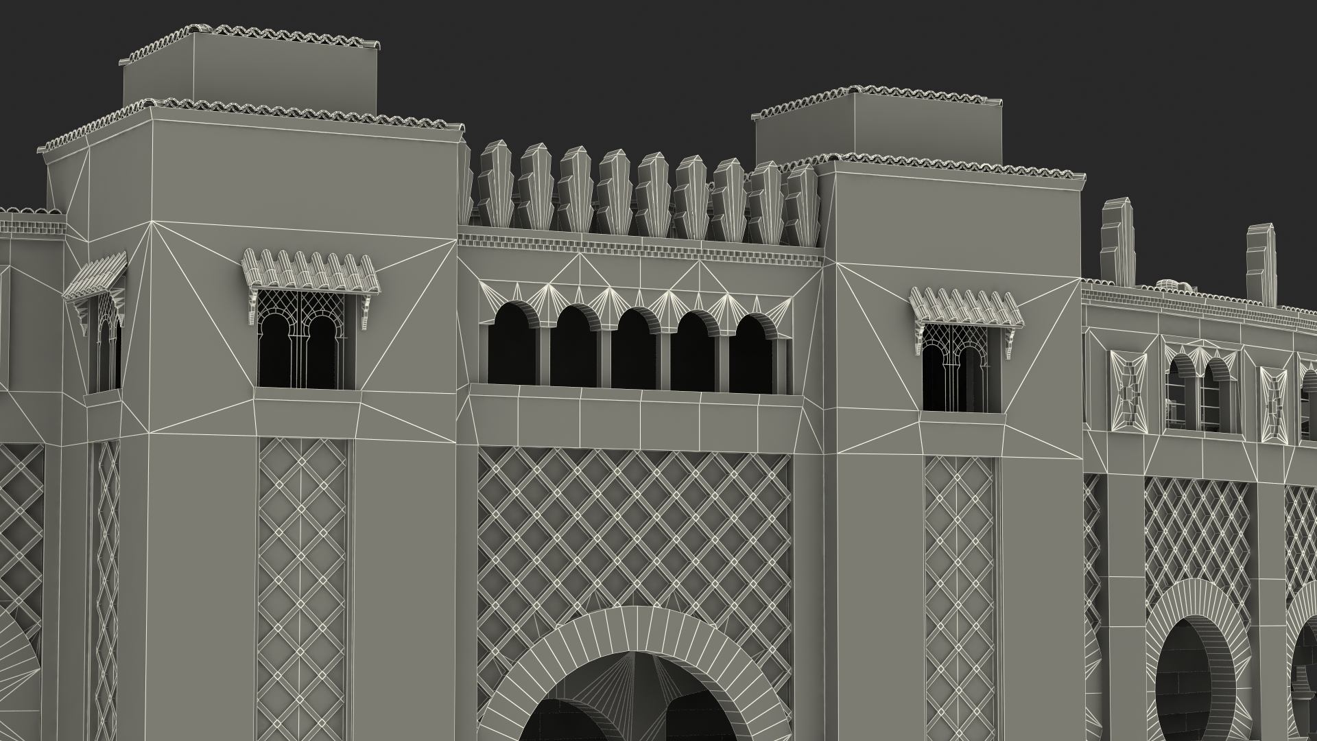 Santamaria Bullring 3D model