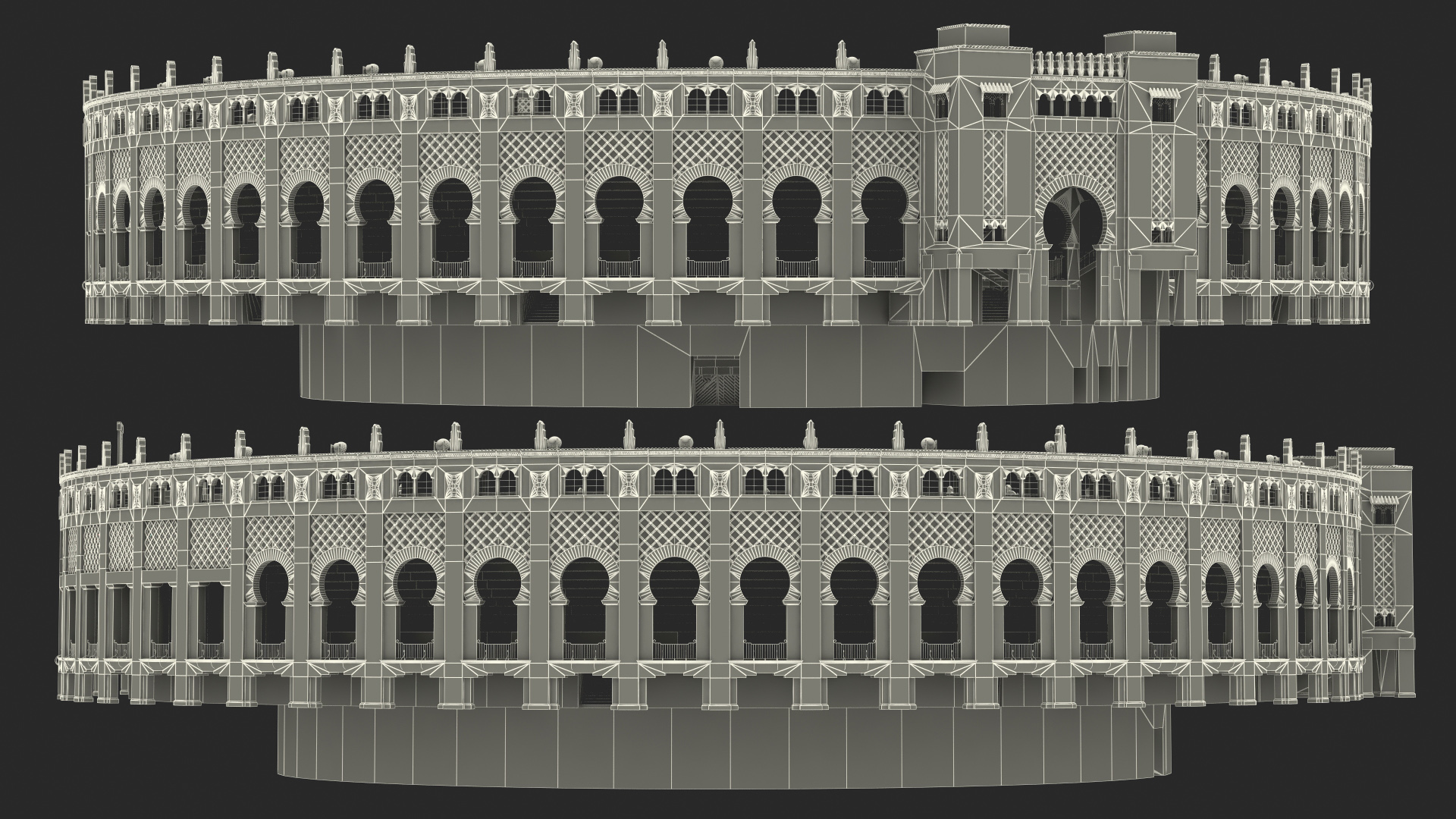 Santamaria Bullring 3D model