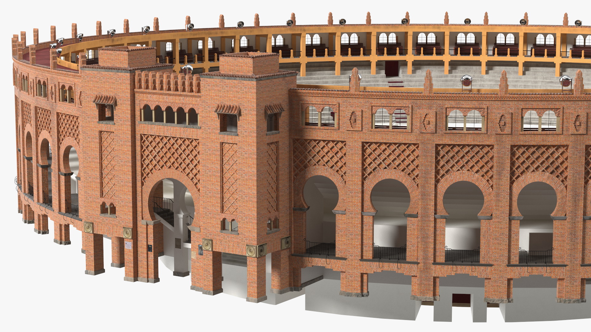Santamaria Bullring 3D model