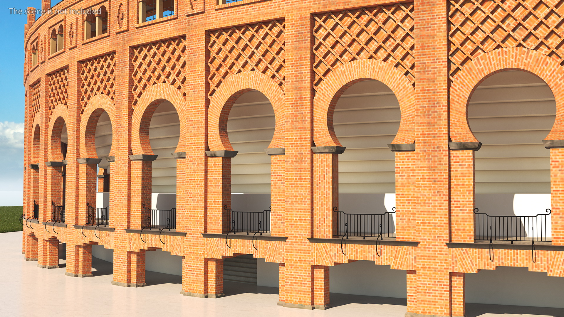 Santamaria Bullring 3D model