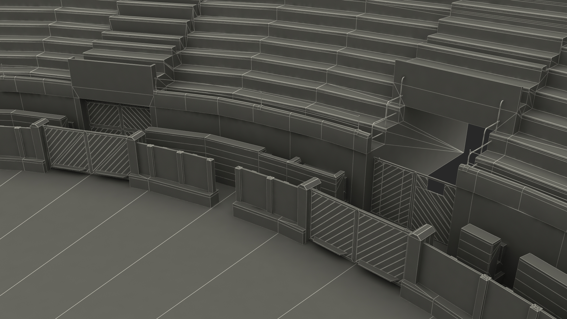 Santamaria Bullring 3D model