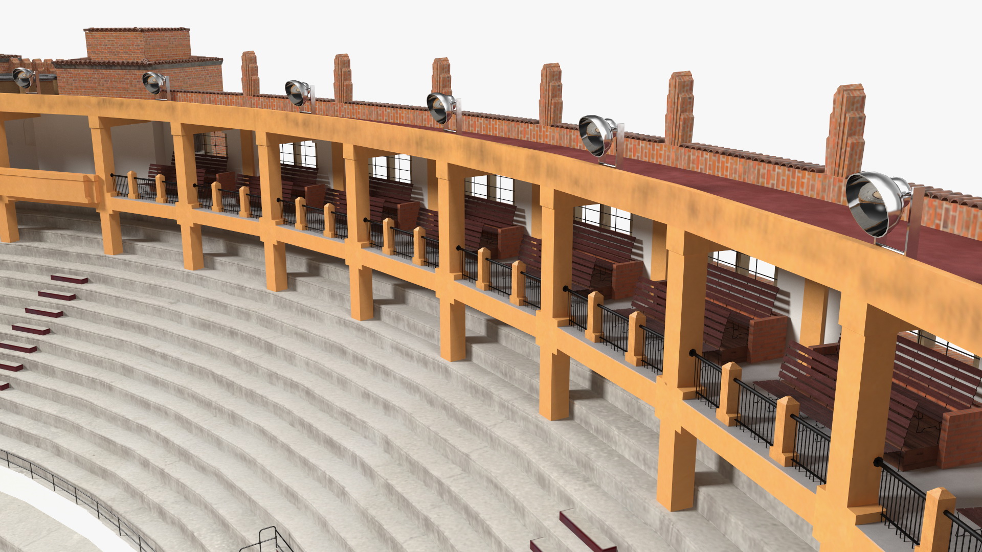 Santamaria Bullring 3D model