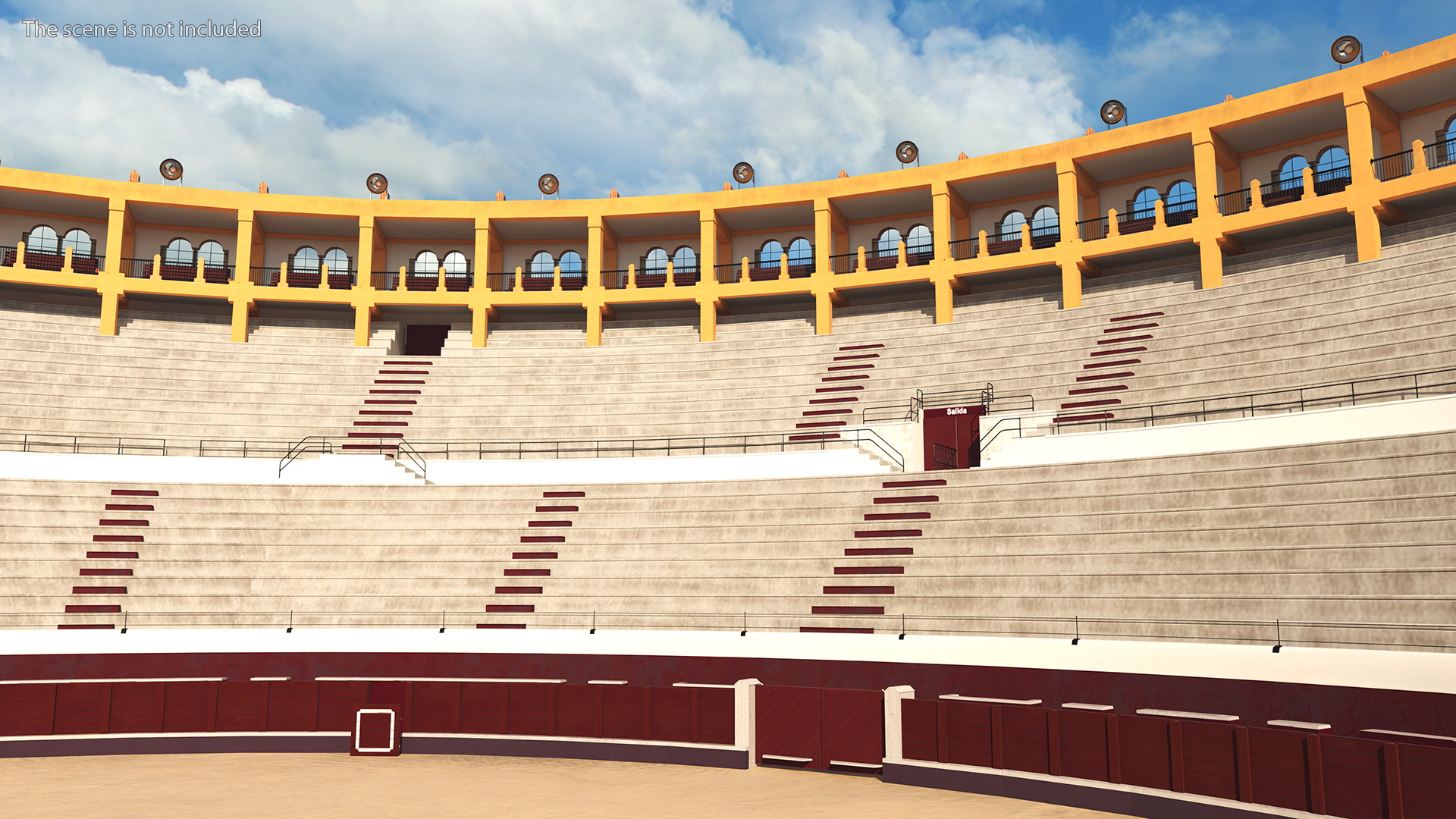 Santamaria Bullring 3D model