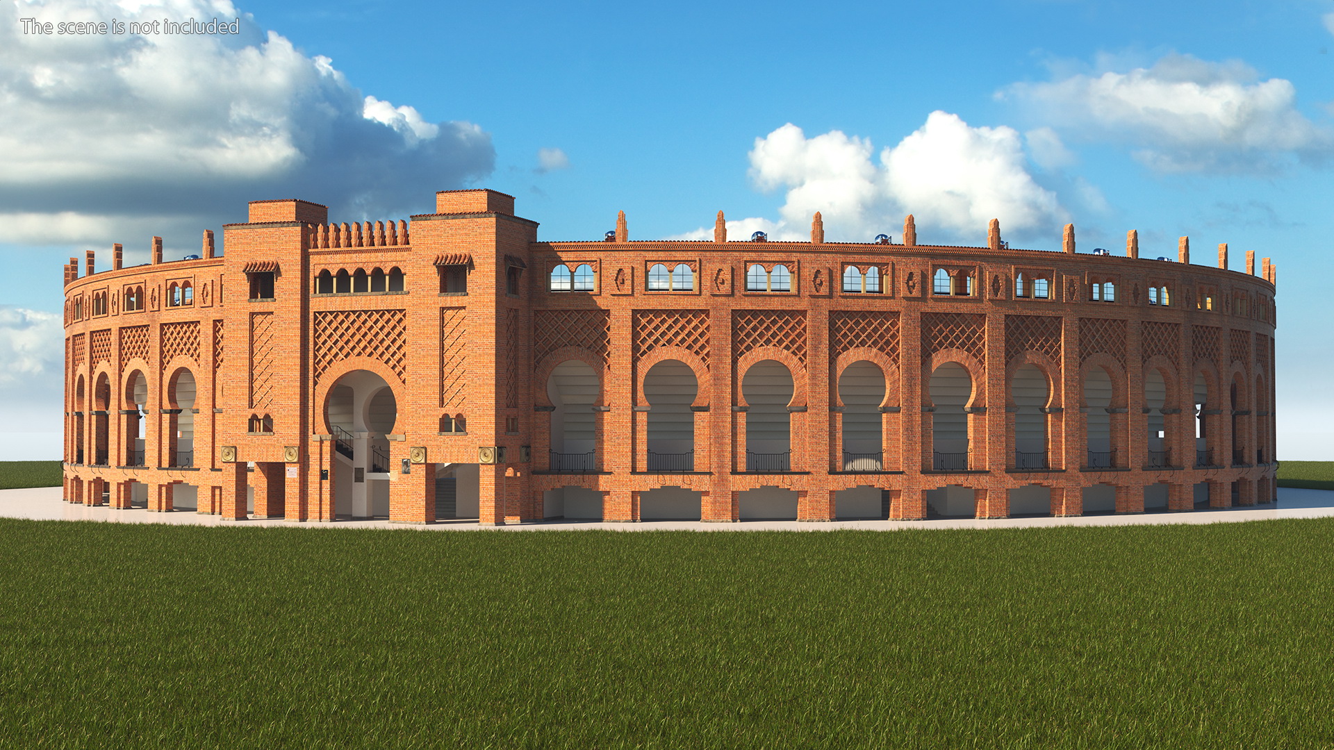 Santamaria Bullring 3D model