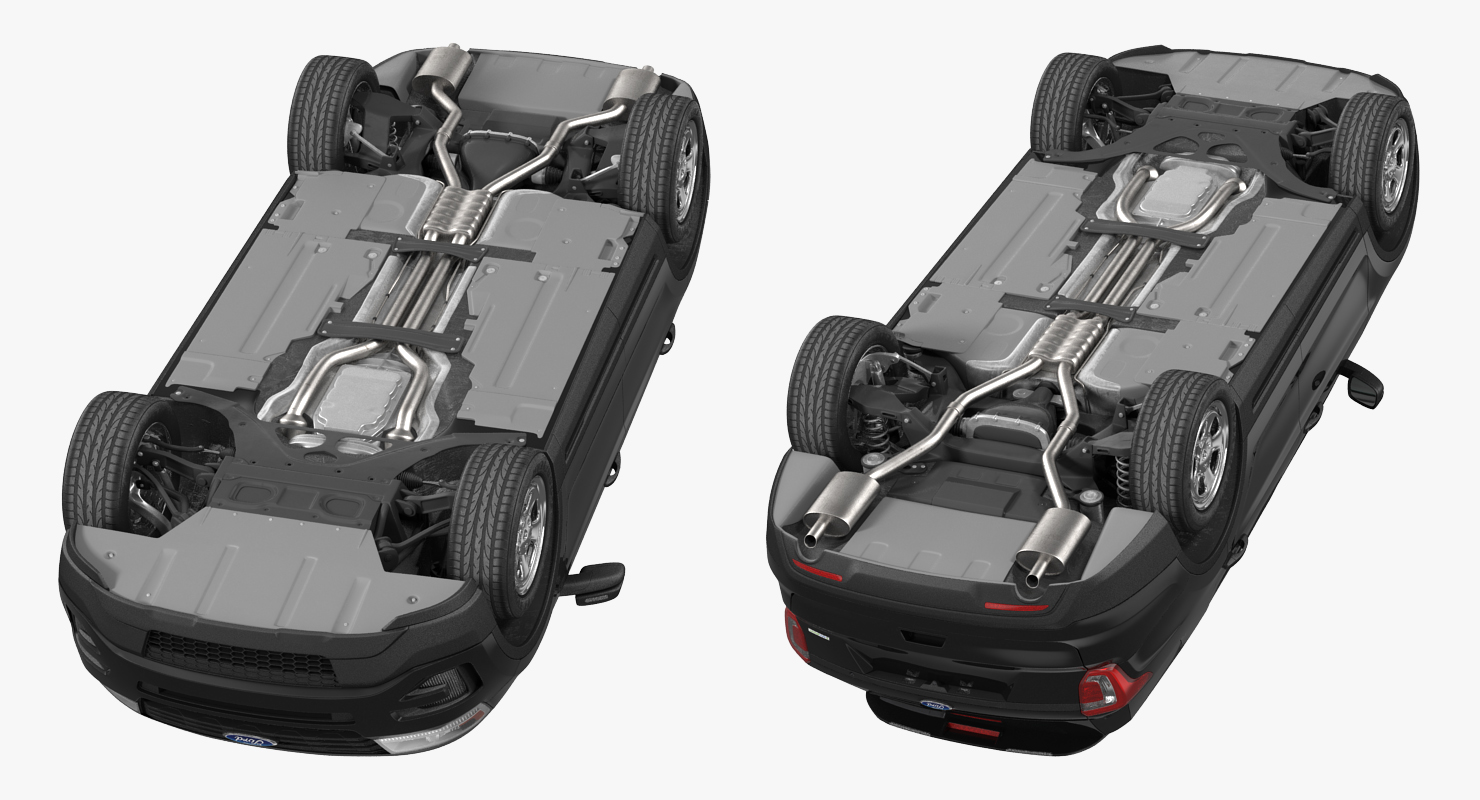 3D model Ford Explorer 2016 Rigged