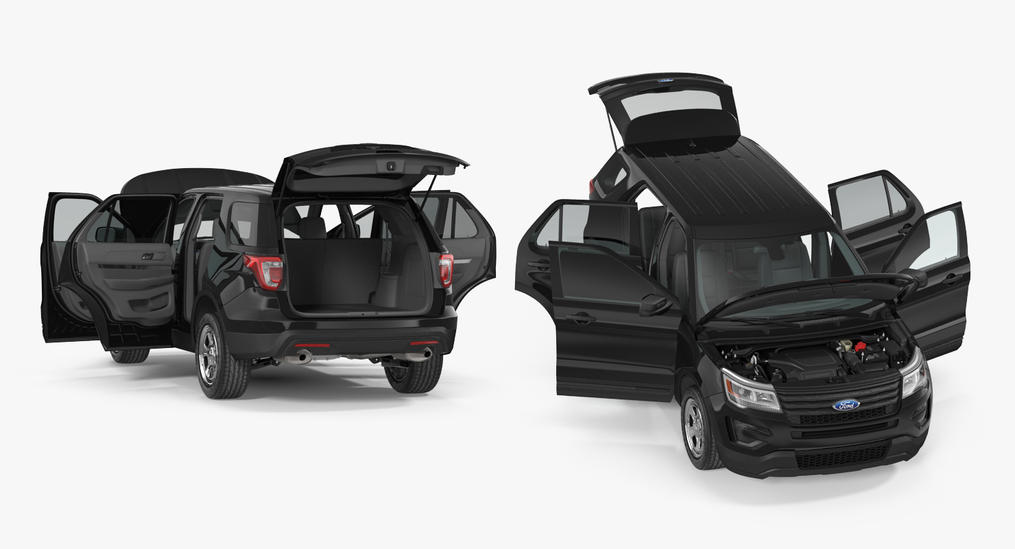 3D model Ford Explorer 2016 Rigged