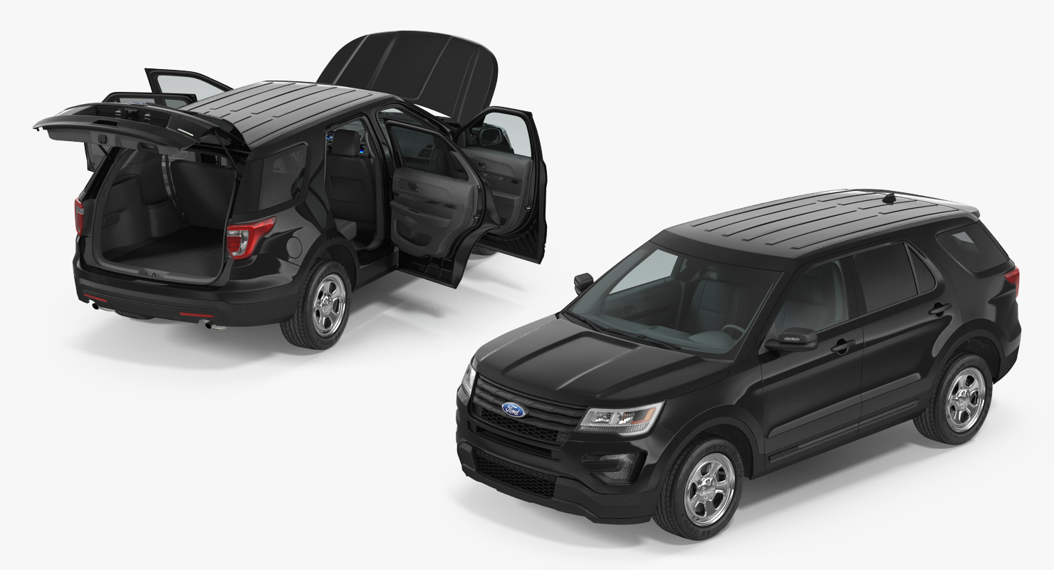 3D model Ford Explorer 2016 Rigged