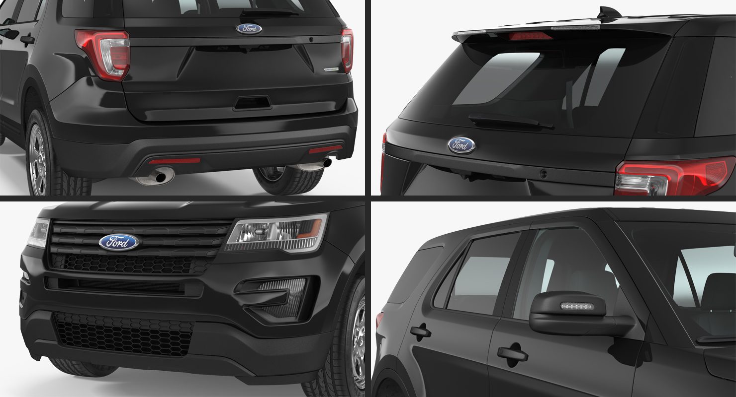 3D model Ford Explorer 2016 Rigged