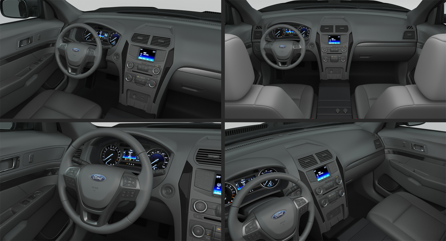 3D model Ford Explorer 2016 Rigged