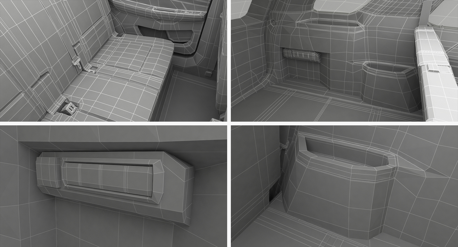 3D model Ford Explorer 2016 Rigged