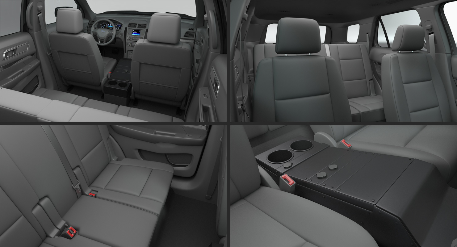 3D model Ford Explorer 2016 Rigged