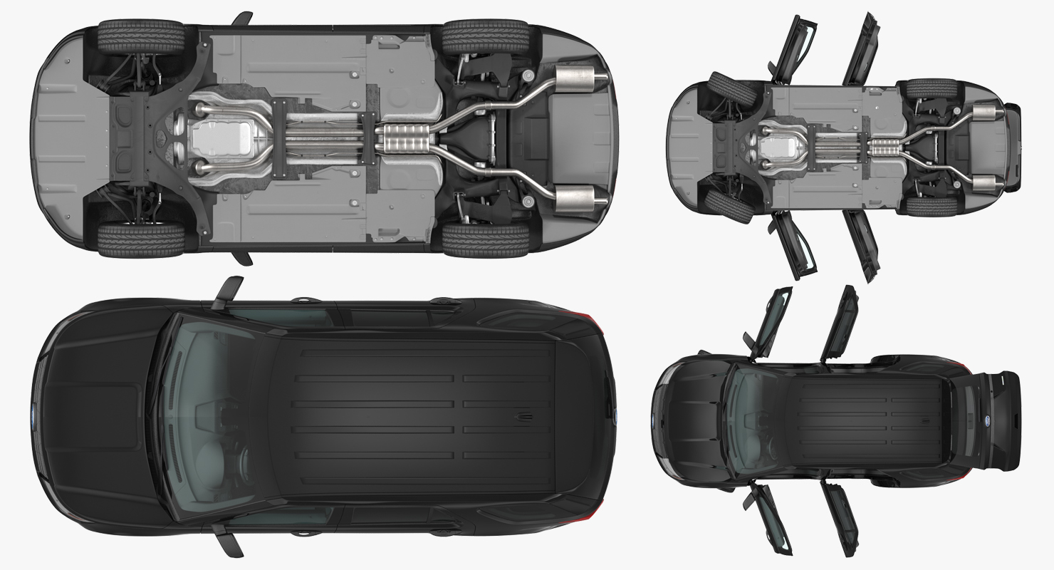 3D model Ford Explorer 2016 Rigged