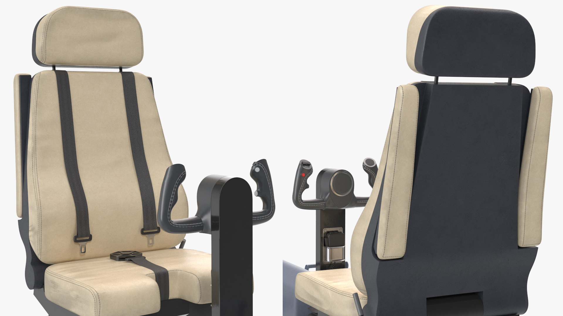 Cockpit Pilot Seat with Control Yoke, view 7