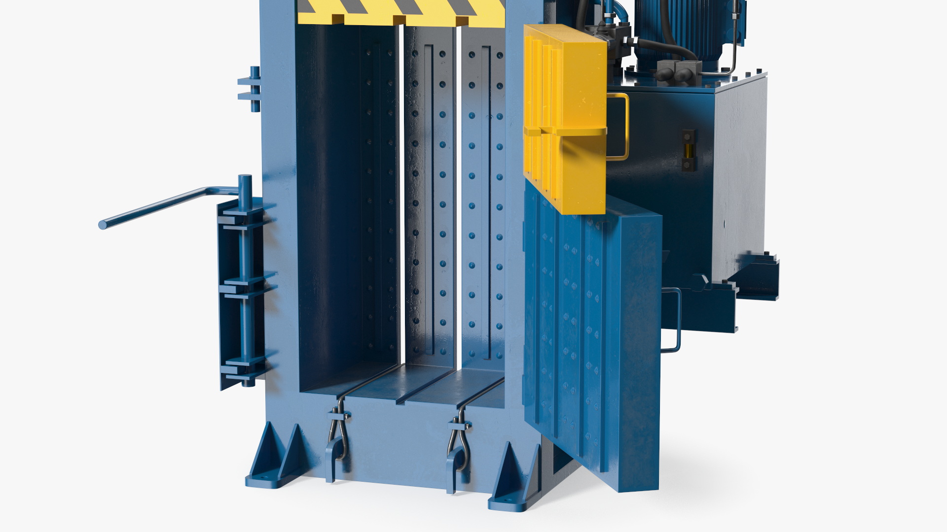3D model Bailing Machine Blue