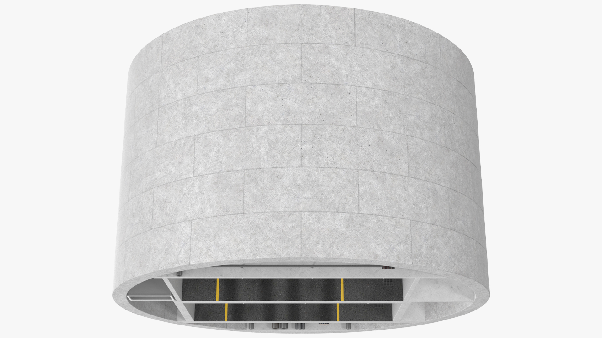 3D model Two Level Tunnel Cross Section