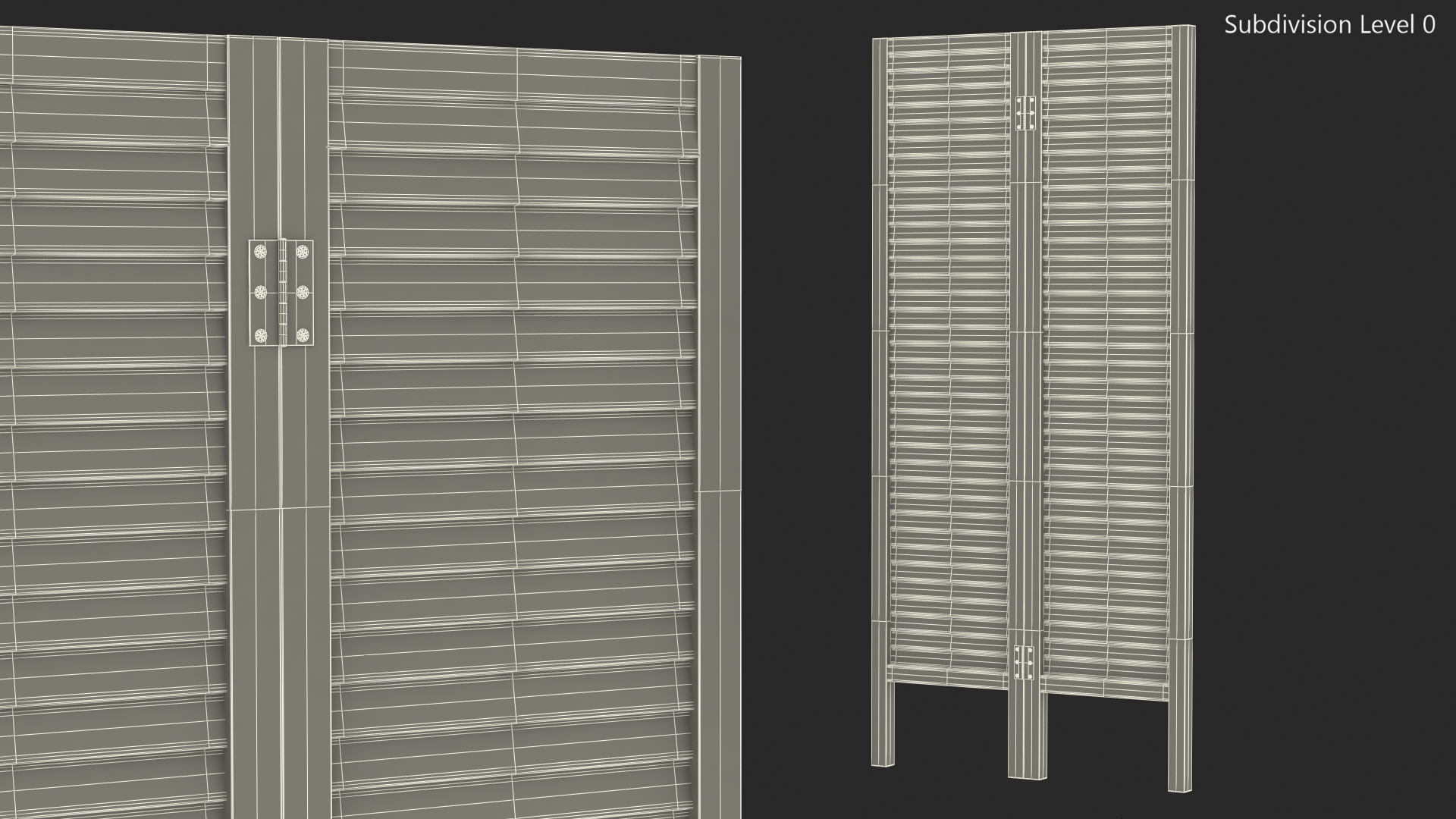 Wooden Wall Panel 3D