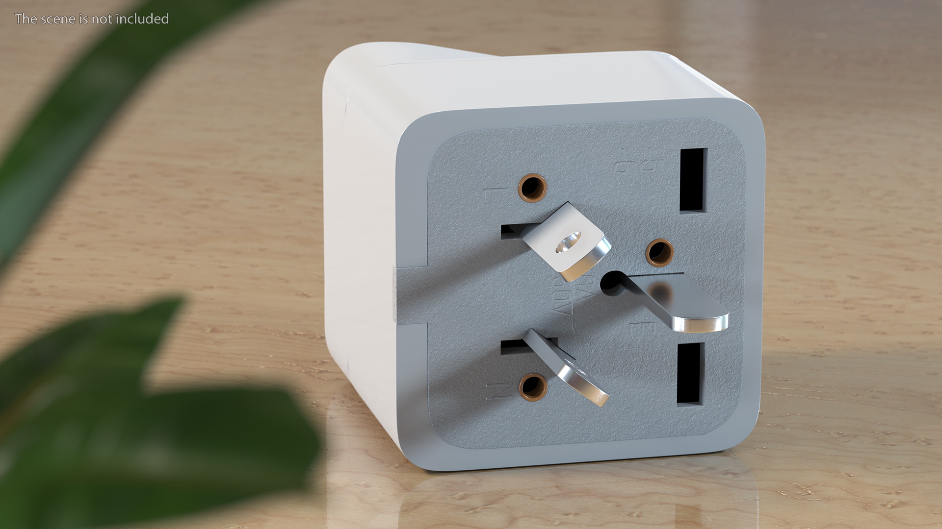 3D Electrical Plug Type I Adapter White