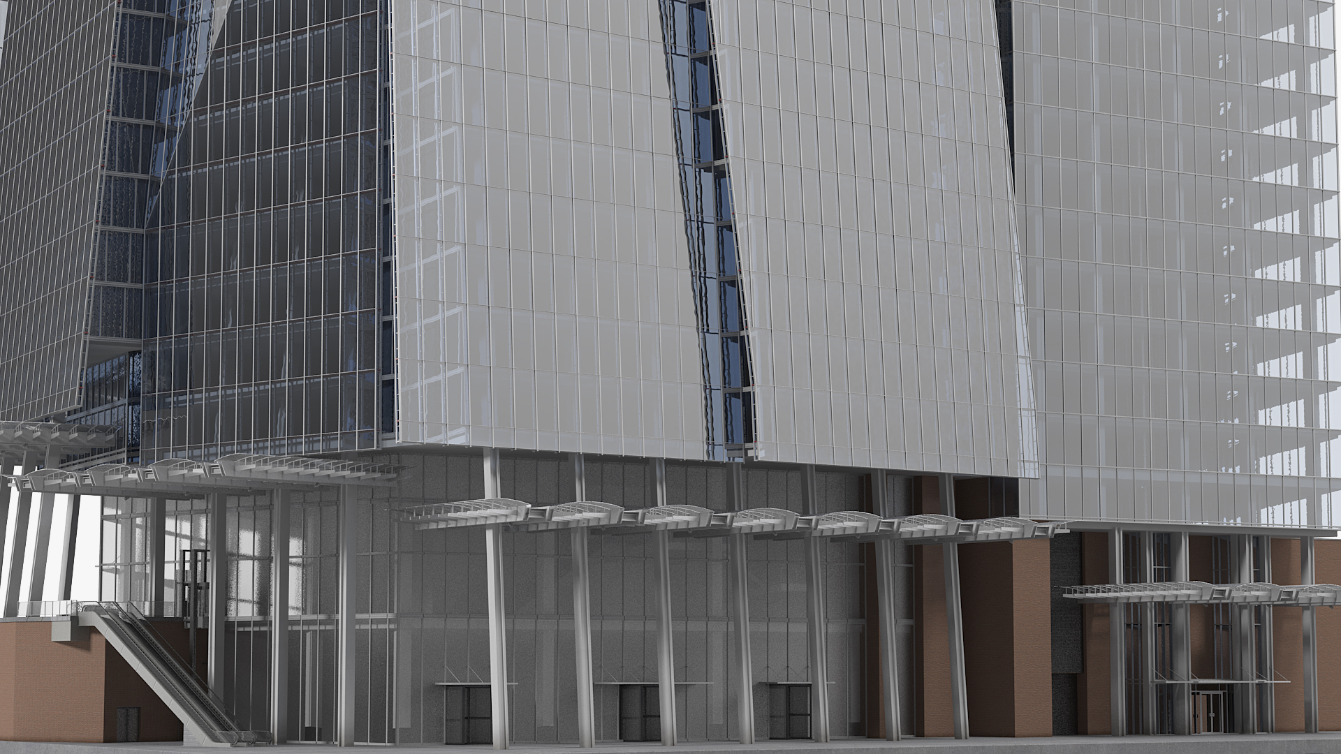 3D model The Shard Skyscraper