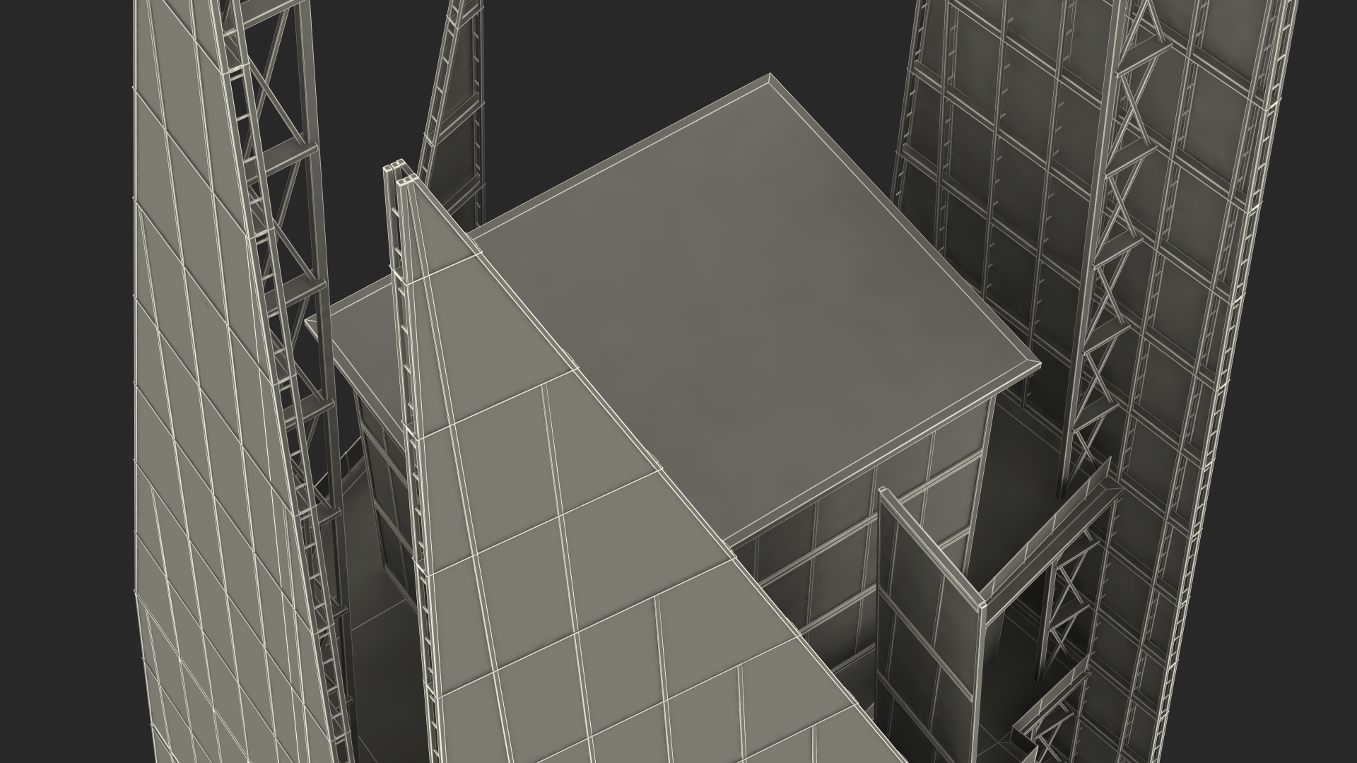 3D model The Shard Skyscraper
