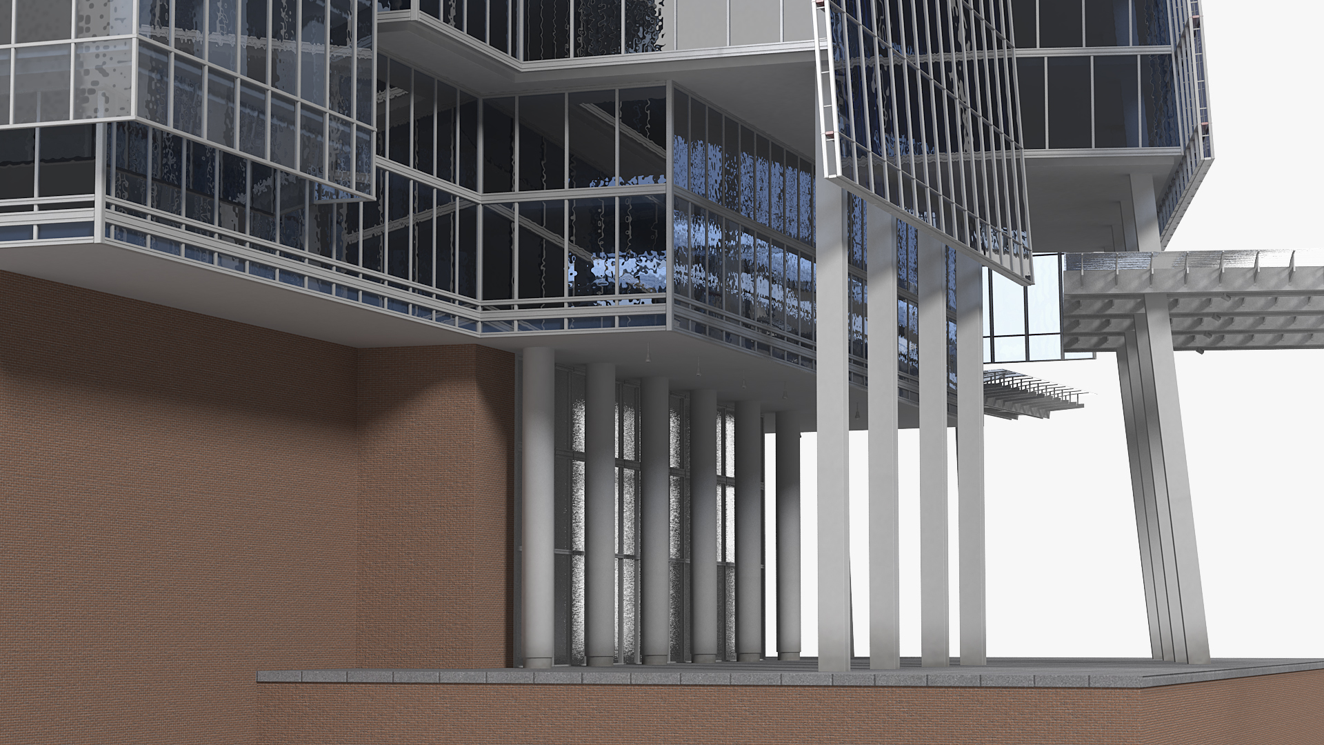 3D model The Shard Skyscraper