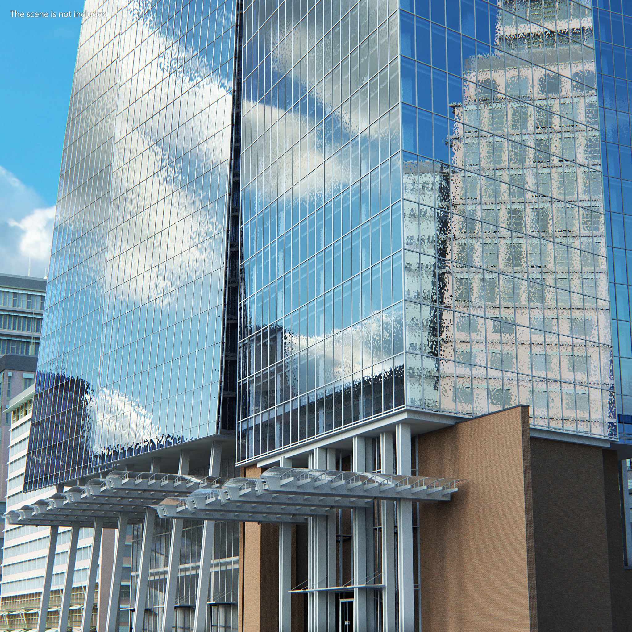 3D model The Shard Skyscraper