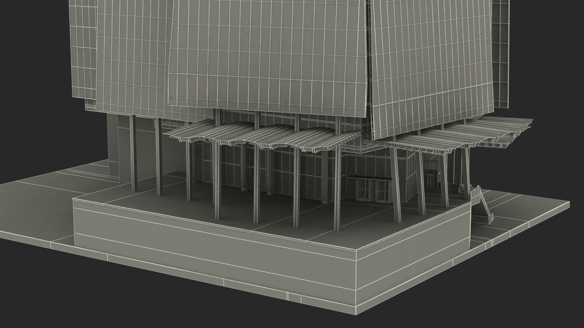 3D model The Shard Skyscraper