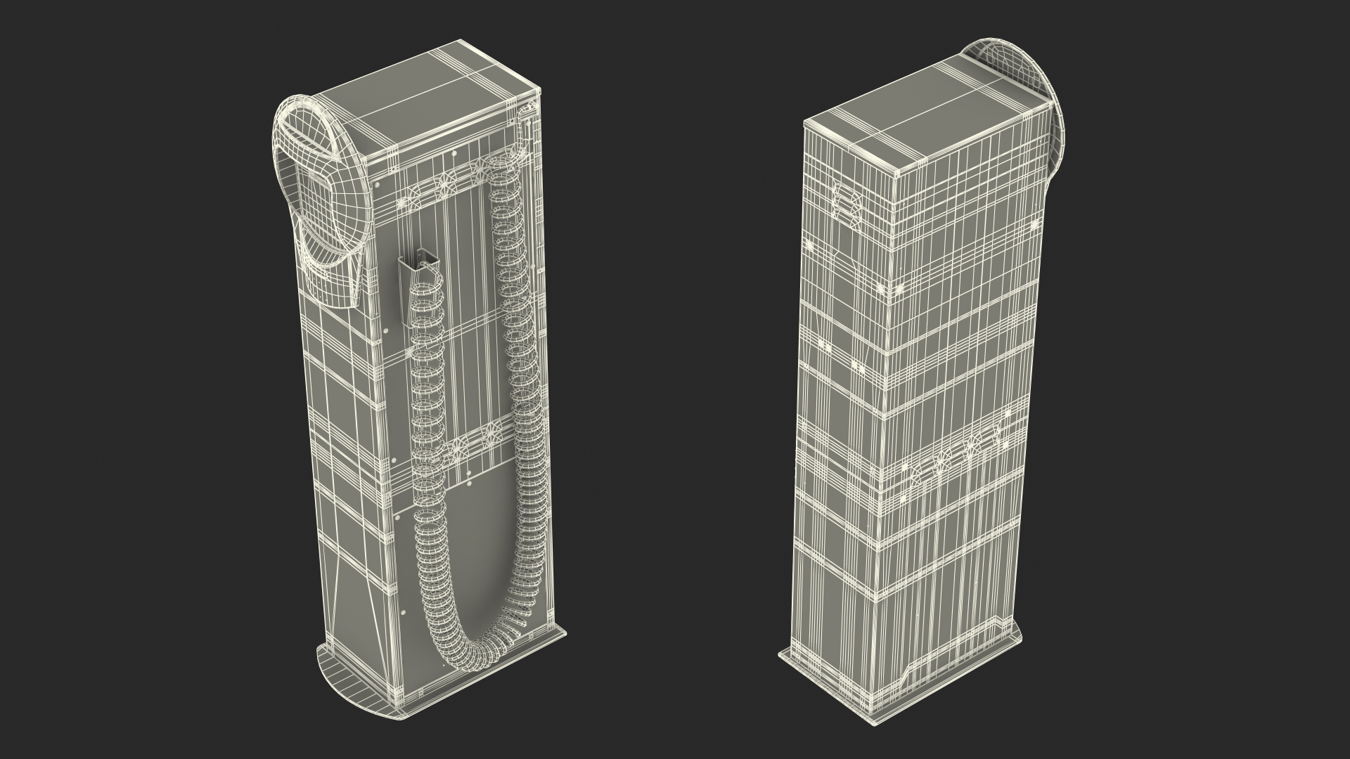 Self Service Tire Air Station 3D model